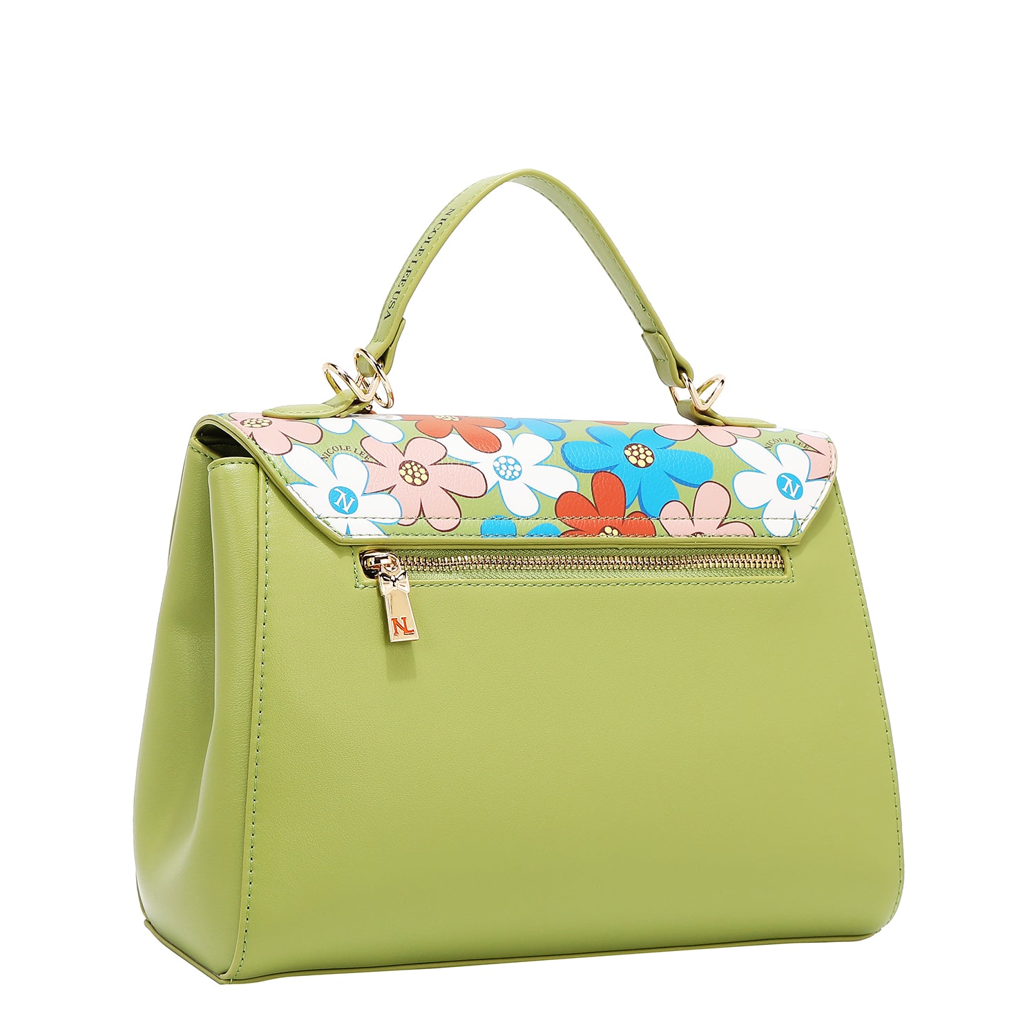Floral Pop Bag (Green)