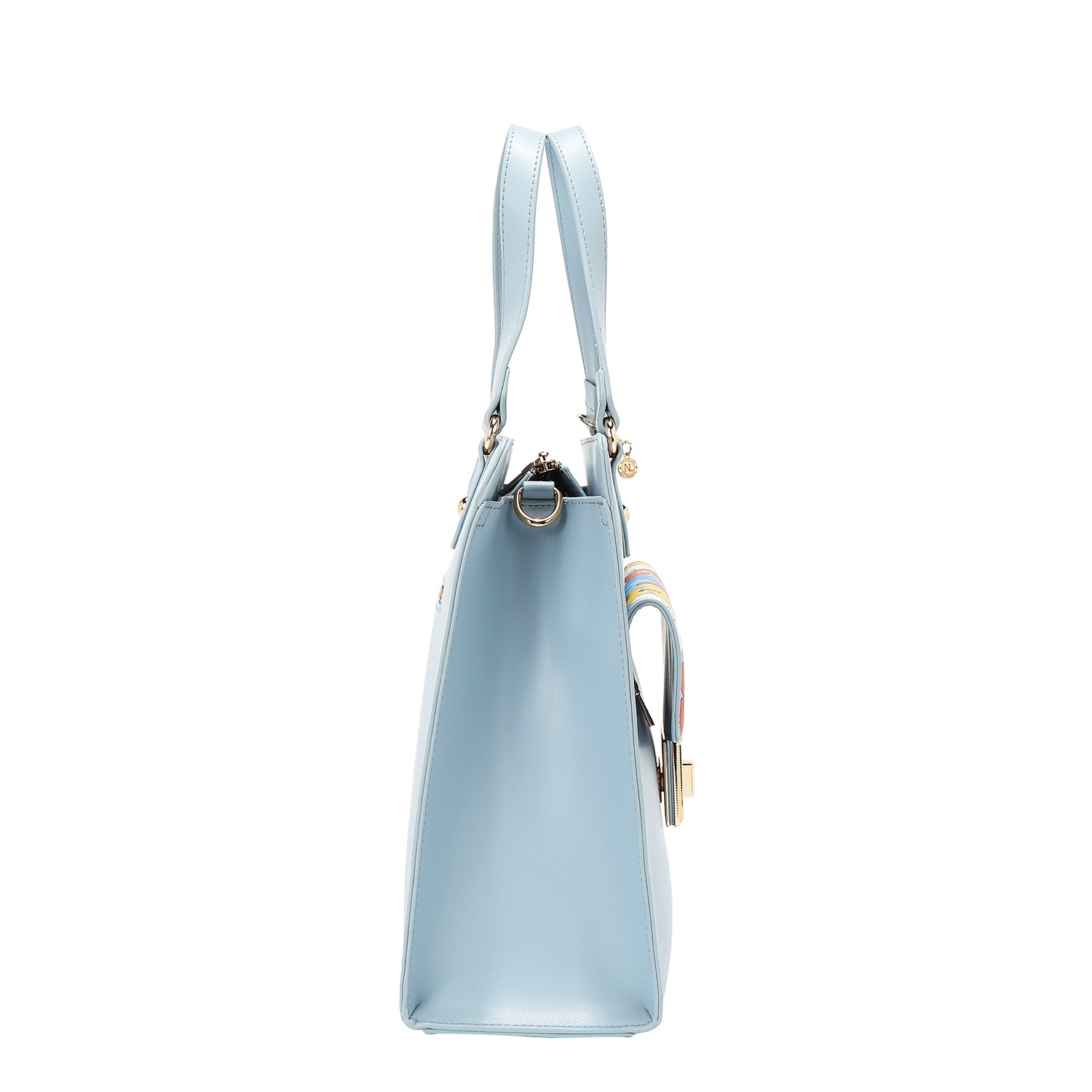 Floral pop bag (blue)