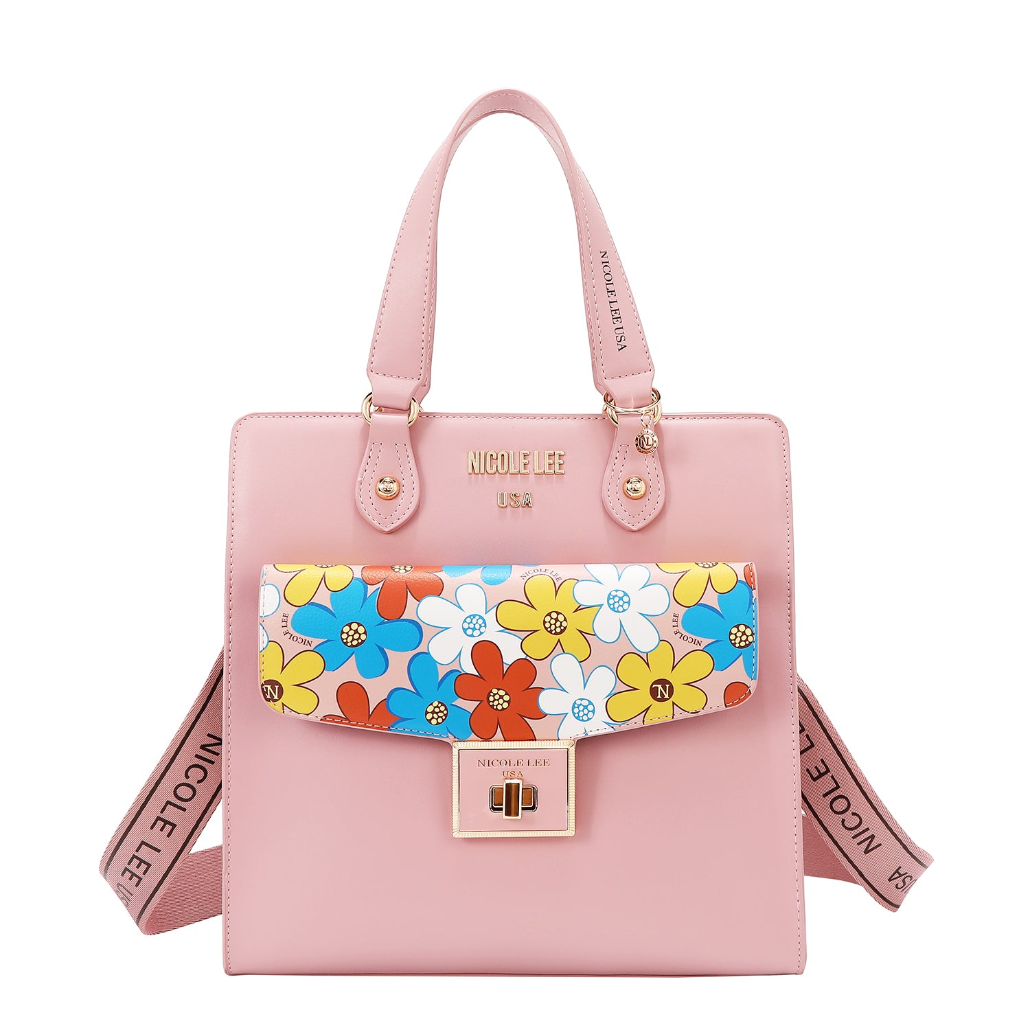 Floral pop bag (pink)