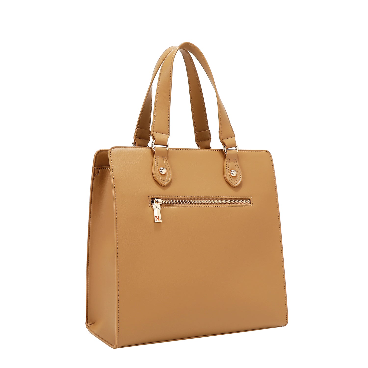 Floral Pop Tote Bag (Taupe)