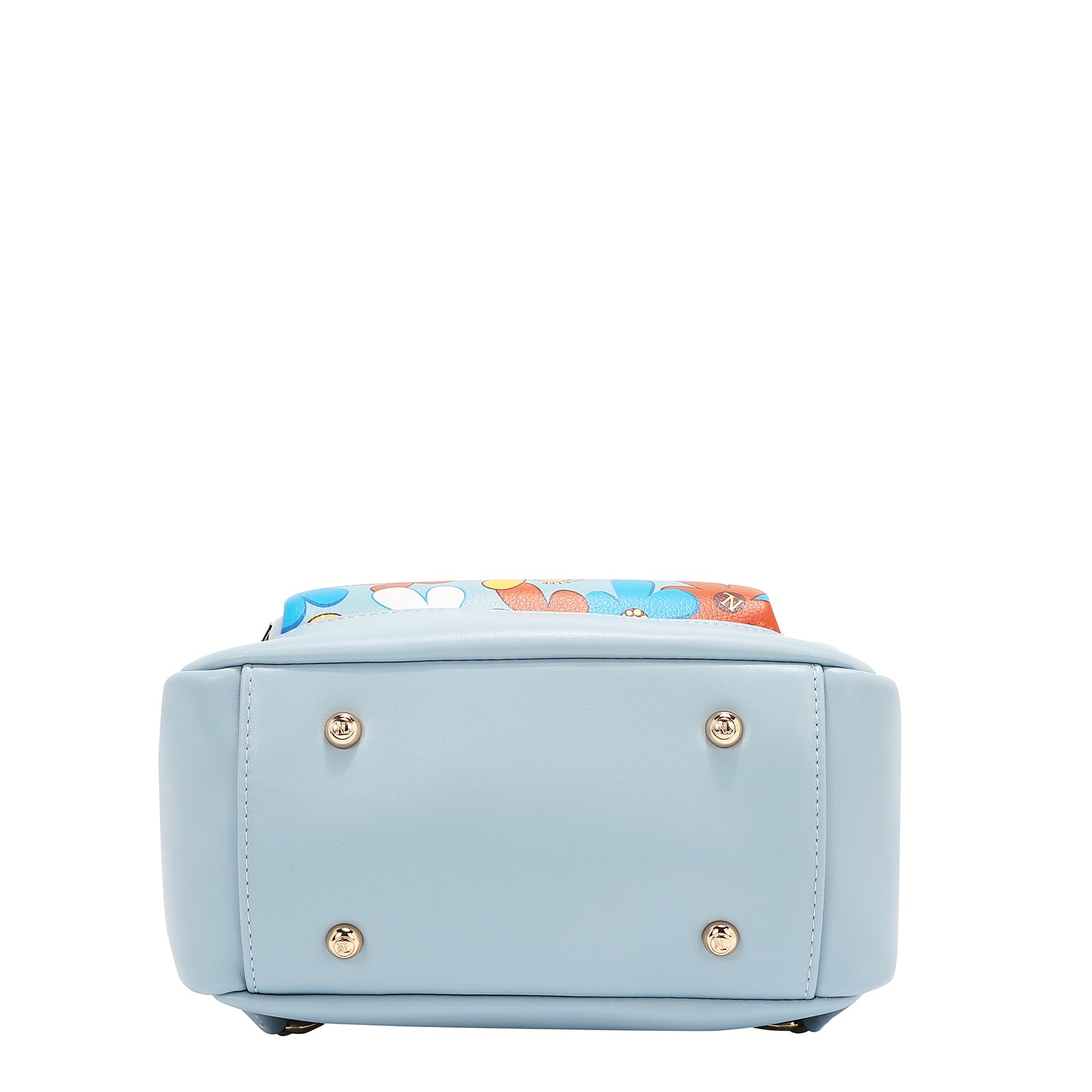 Floral pop back (blue)