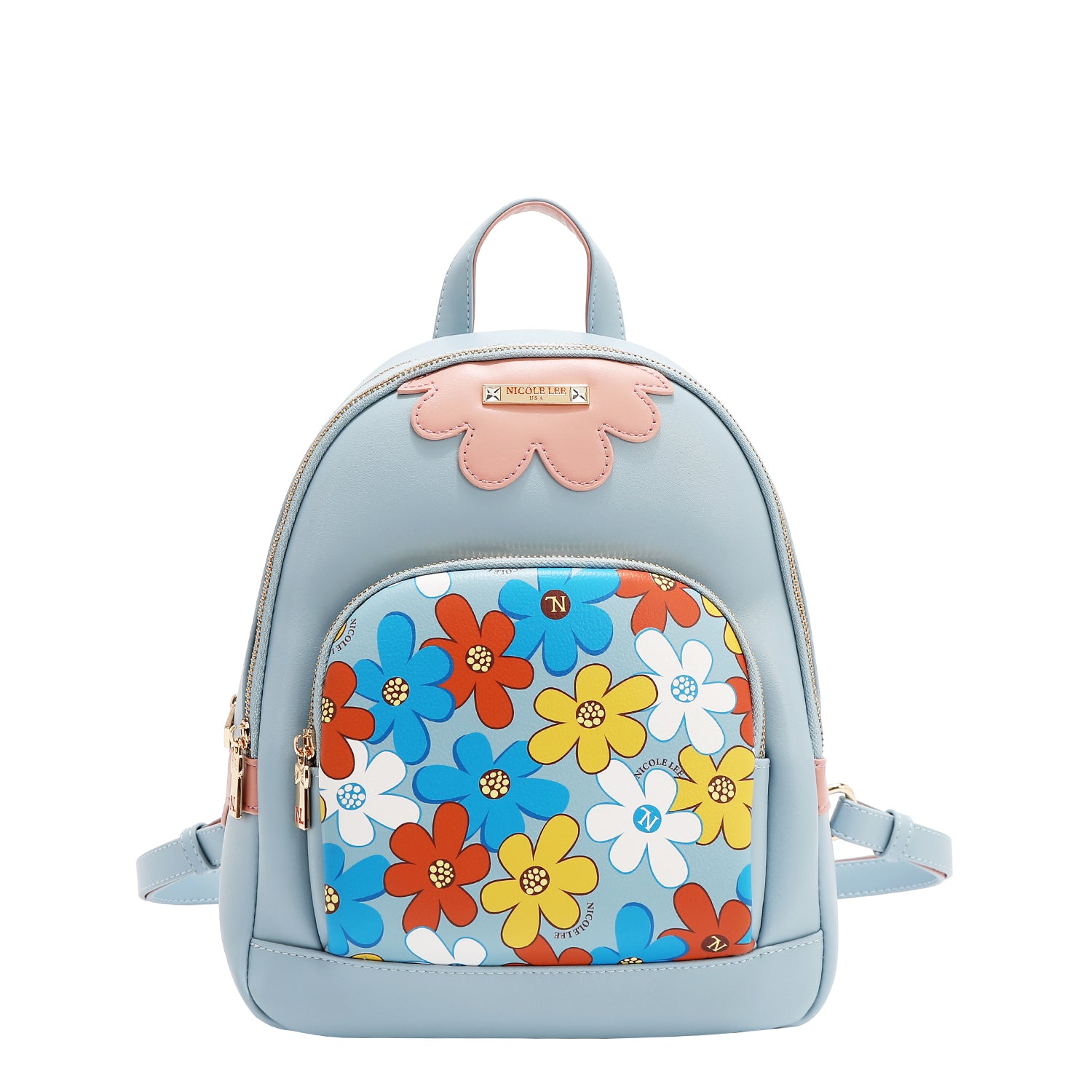Pop pop floreale (blu)