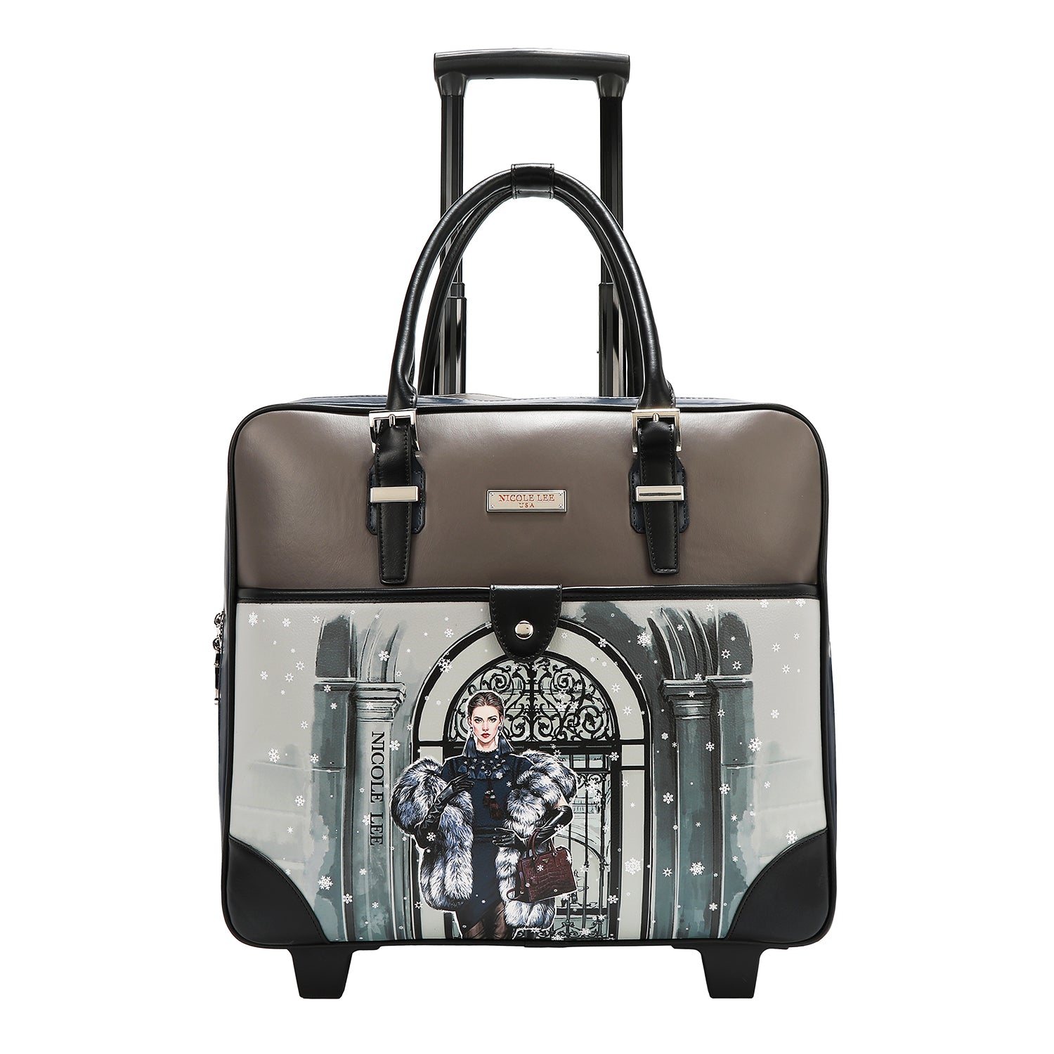 BOLSO RODANTE RECTANGULAR (MODA SNOWFLAKE)