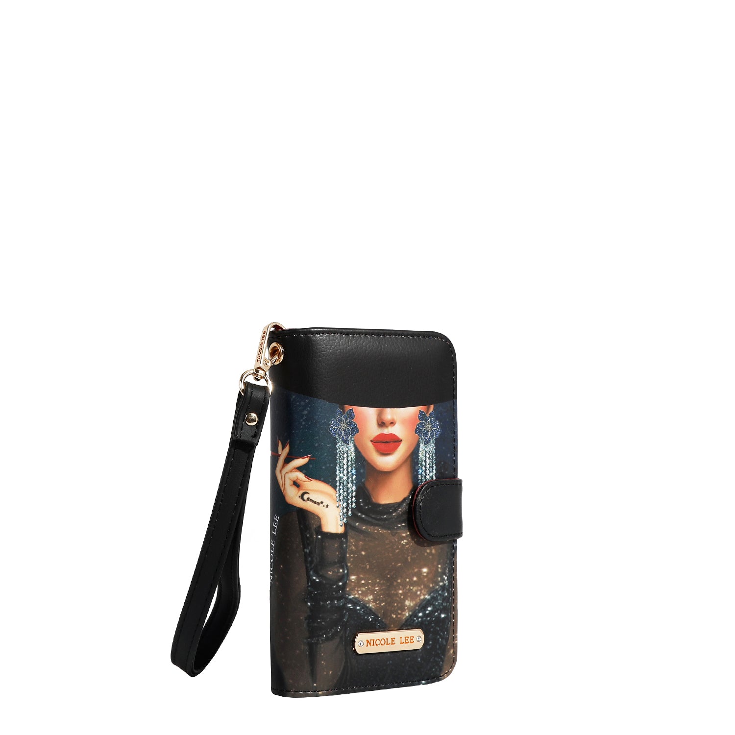 ÉTUI DE TÉLÉPHONE ET PORTEFEUILLE NL SIGNATURE AVEC SANGLE (<tc>SAMANTHA LA BELLEZA</tc>)