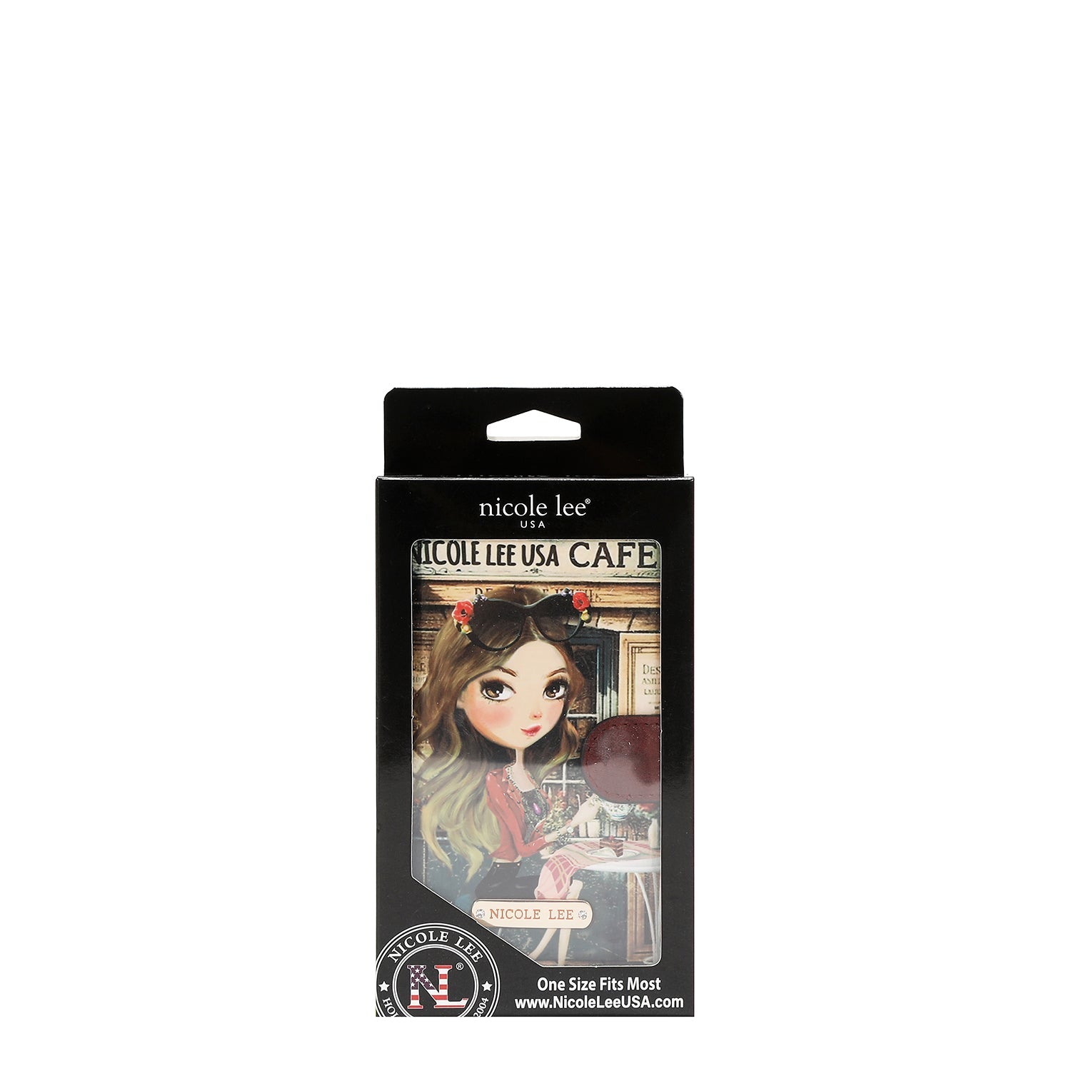 FUNDA DE TELÉFONO Y CARTERA CON LA FIRMA DE NL CON CORREA (VIRTUAL FRIEND)