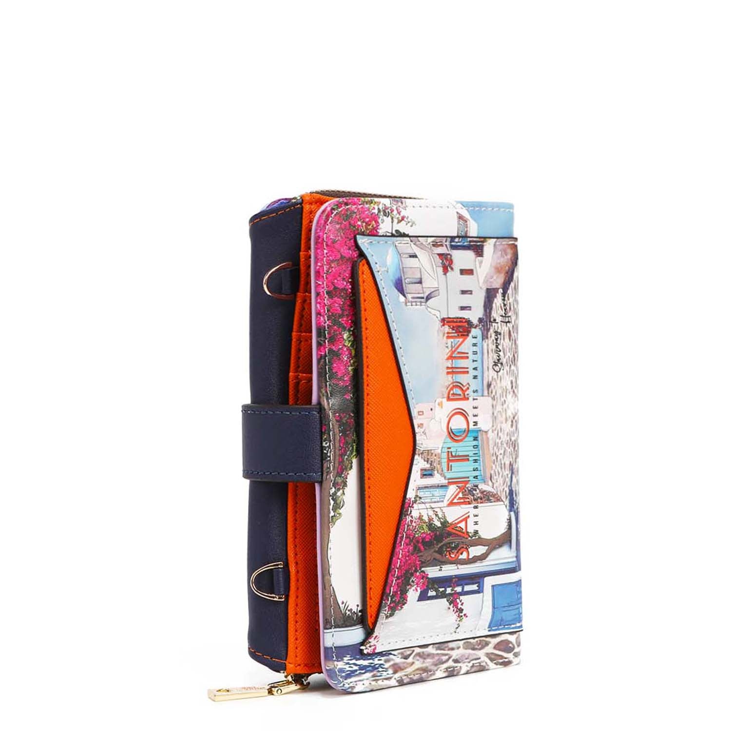 FUNDA DE MOVIL PLEGABLE CON FUNCIÓN DE BANDOLERA