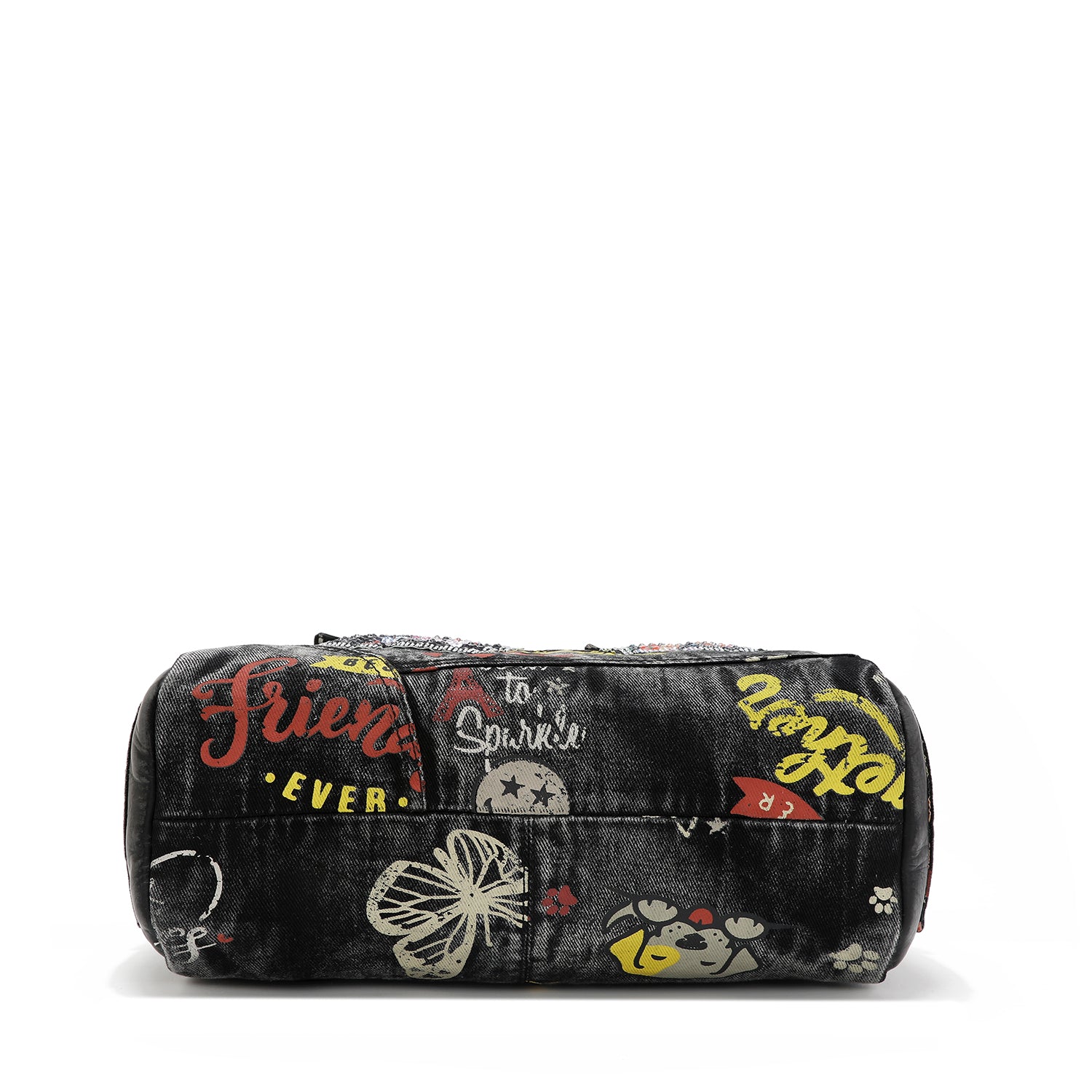 BANDOLERA MENSAJERA DE TELA VAQUERA GRIS