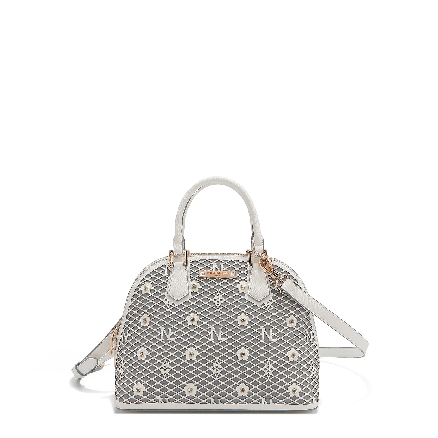 BOLSO DOMO TIPO SATCHEL GRACIE (BLANCO)