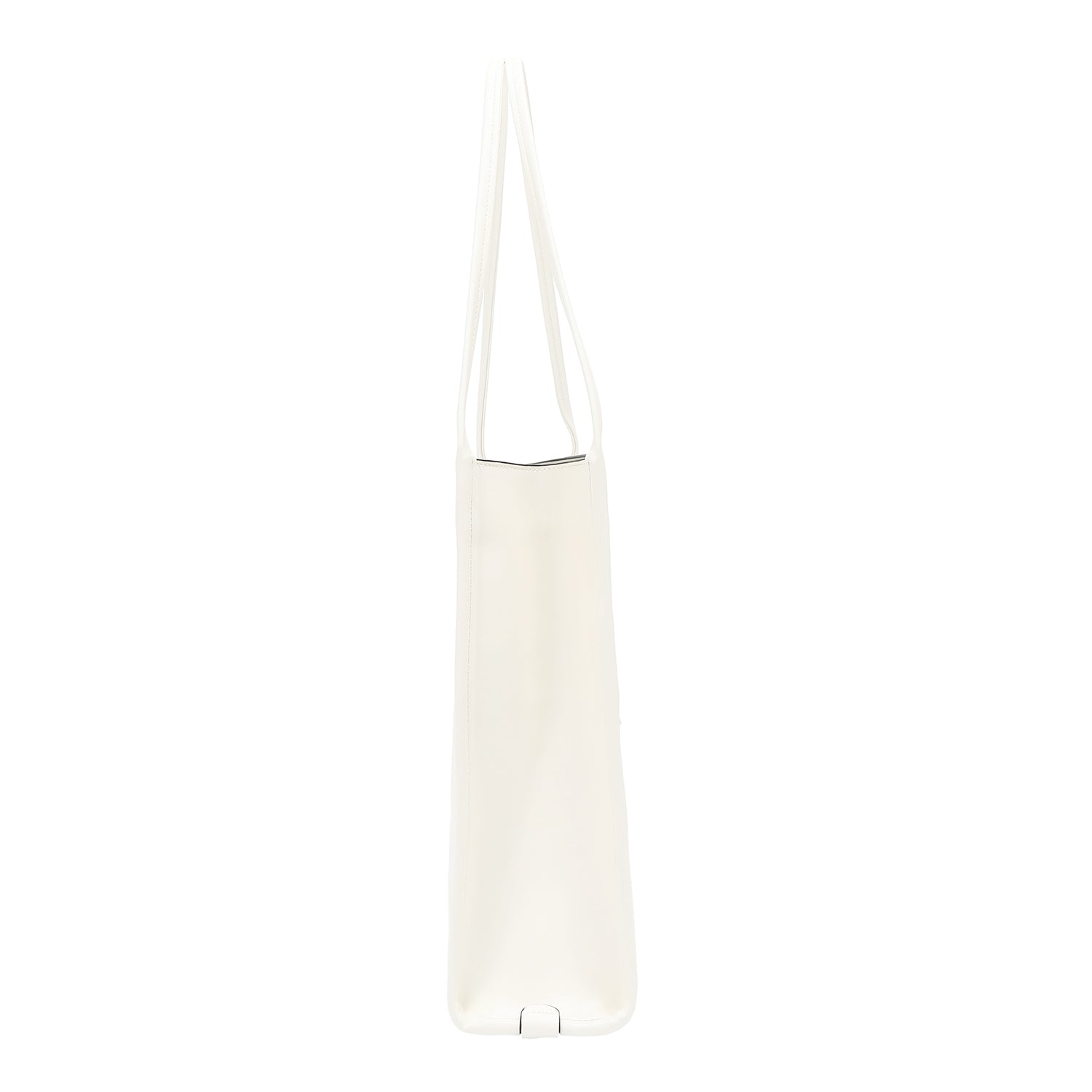 Two -piece bag with geometric cuts (white)