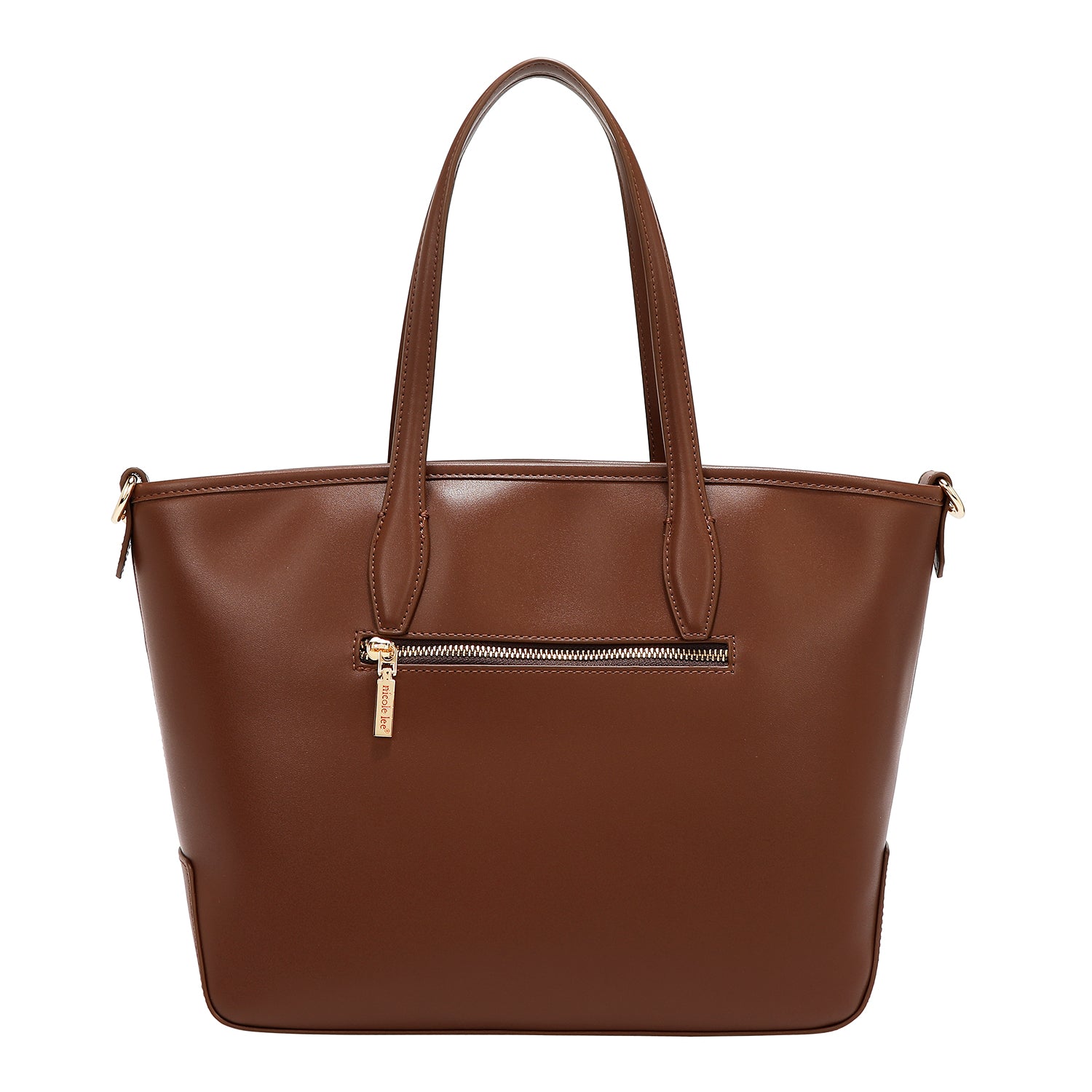SHOPPER GEOMETRICA TAGLIA LASER (MARRONE)