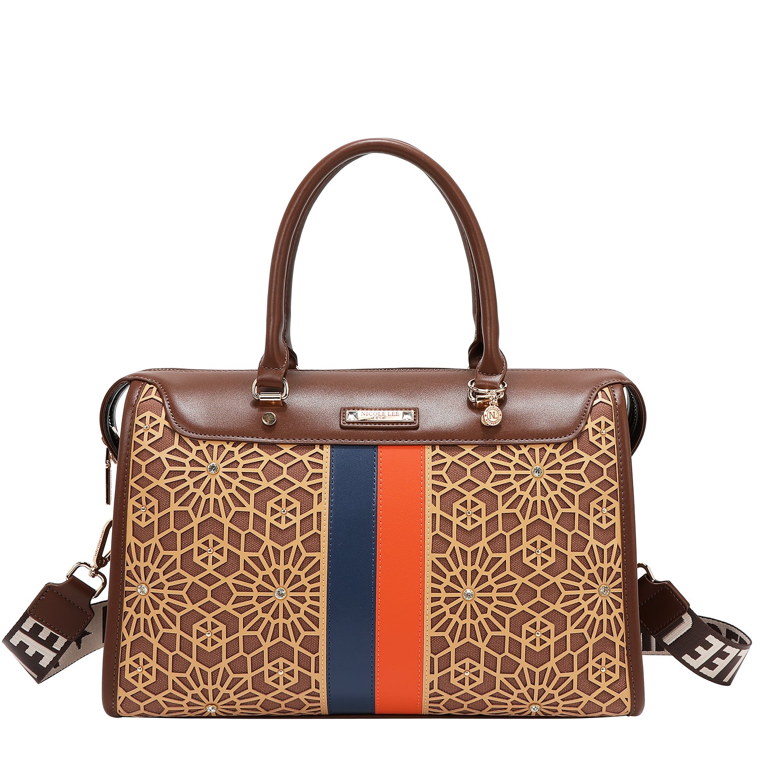 BOSTON CON TAGLIO LASER GEOMETRICO (MARRONE)