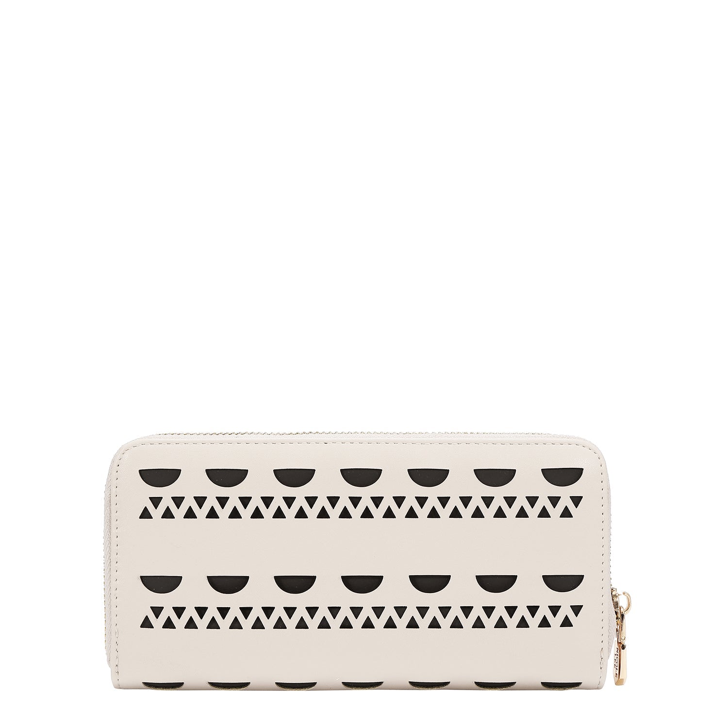 WALLET WITH SILVER STUDS (BEIGE)