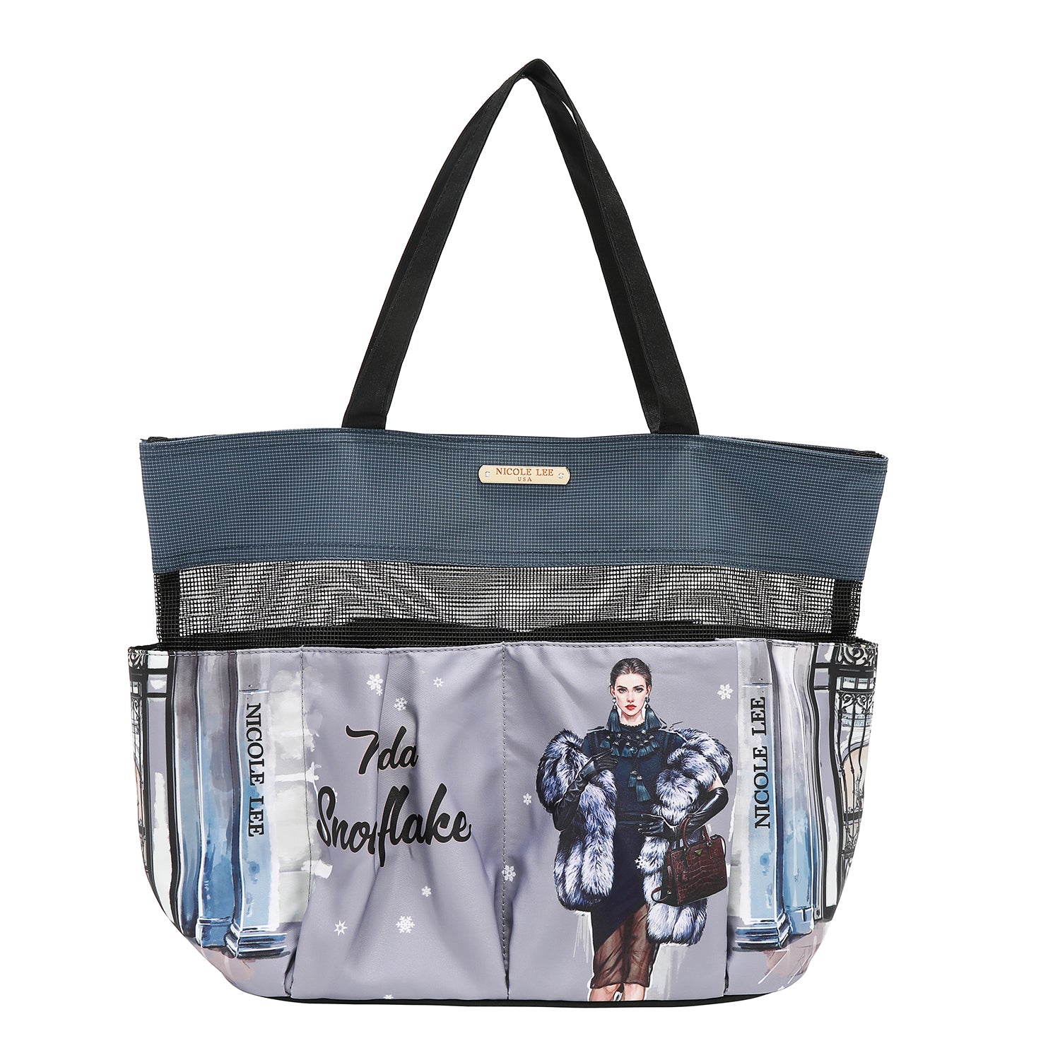 BOLSO ORGANIZADOR CADDY MEDIANO (MODA SNOWFLAKE)