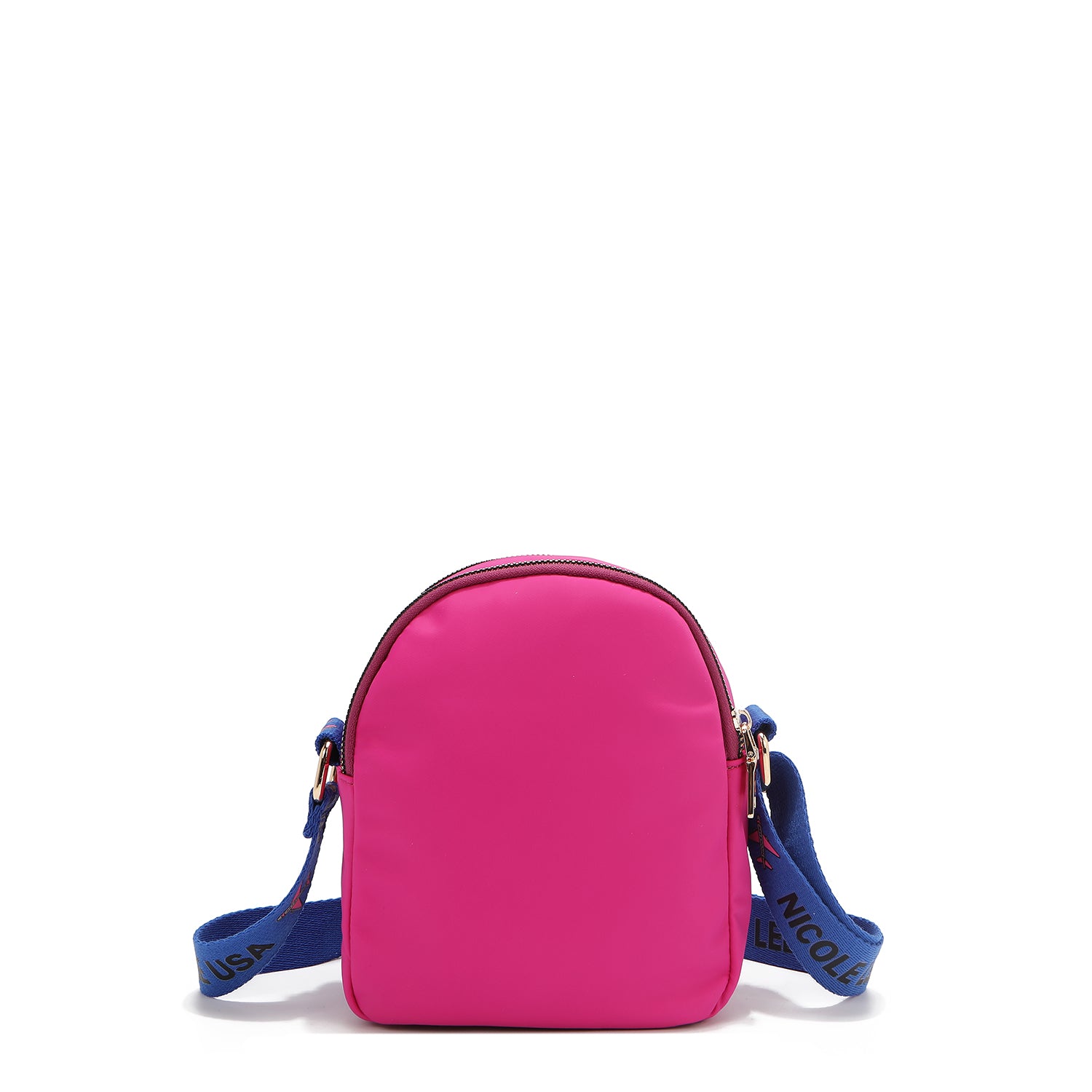 BOLSO CRUZADO CON PARCHES DE COLORES (VIOLETA)