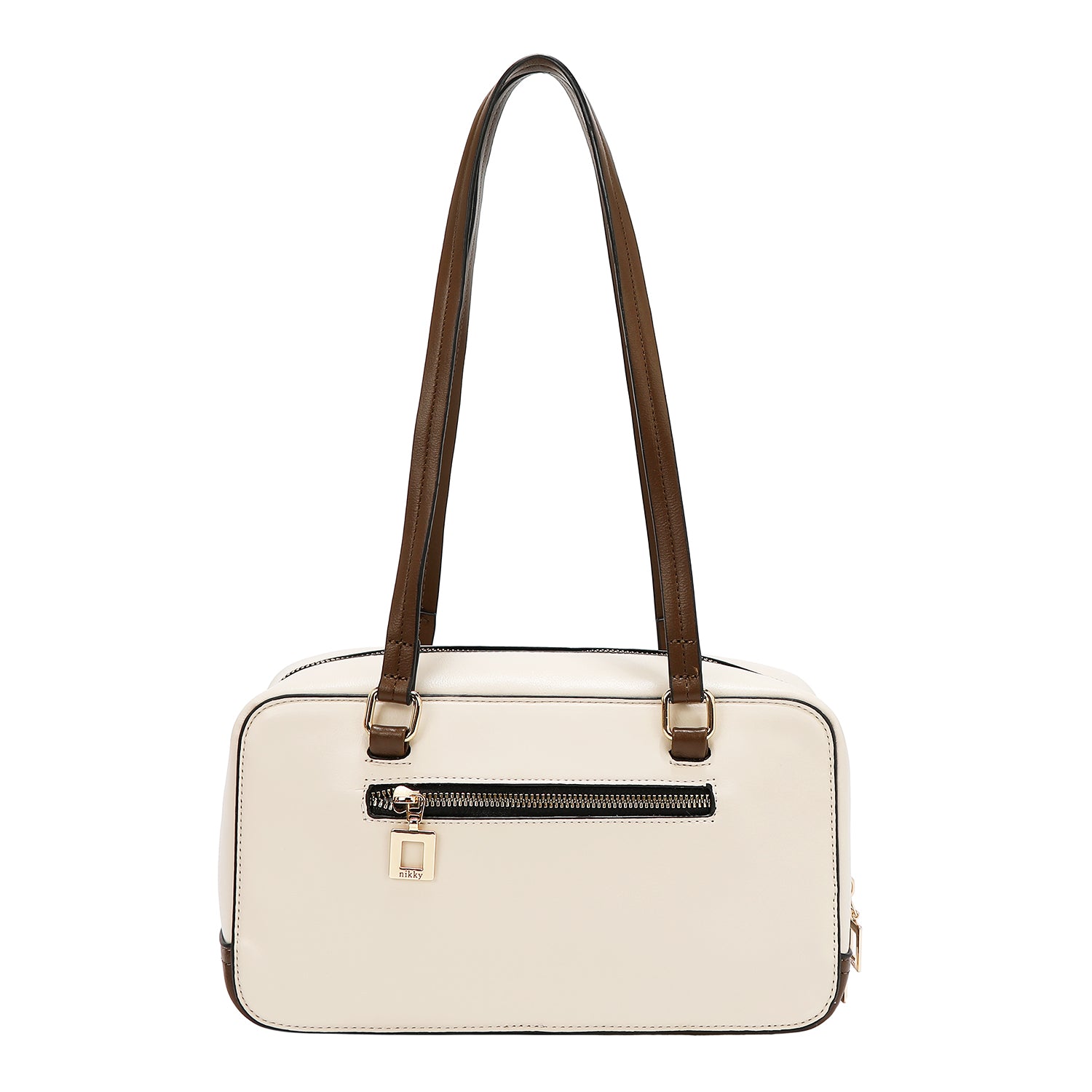BOLSO DE HOMBRO VARSITY (BEIGE)