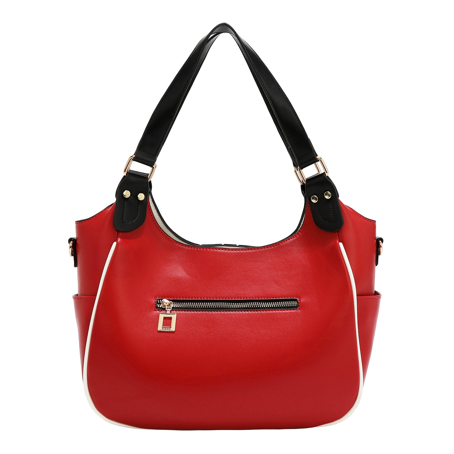 BOLSO HOBO VARSITY (ROJO)