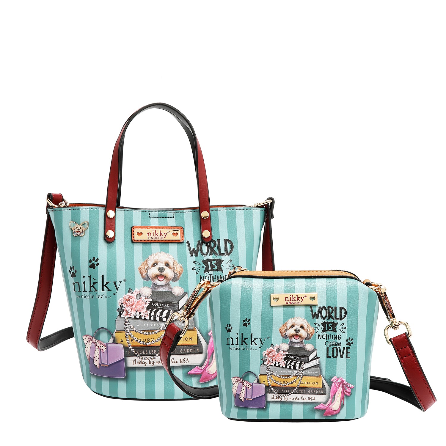 BOLSO BUCKET EN 2 PIEZAS (MEANT TO LOVE YOU)