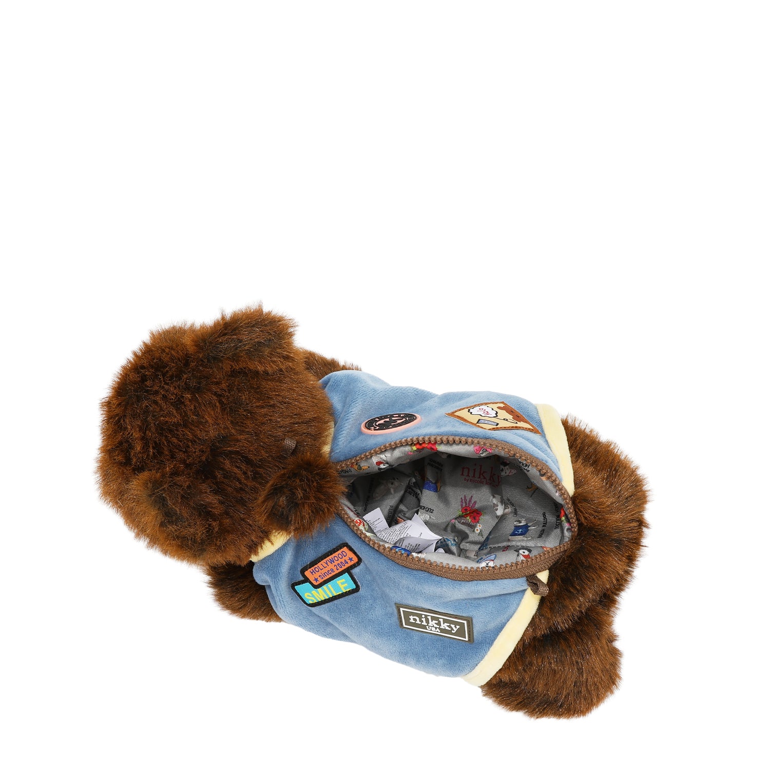 BANDOLERA CRUZADA (OSO MARRON)