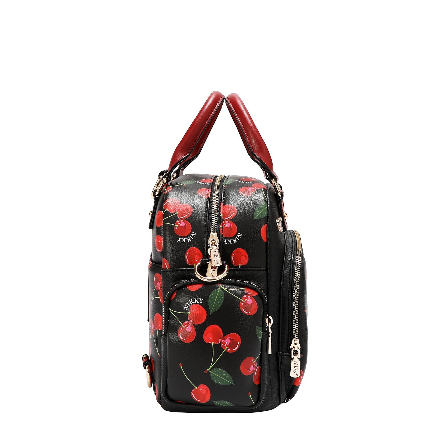 HANDBAG/CROSSBODY NK13117 (CHERRY LIPS-BLACK)