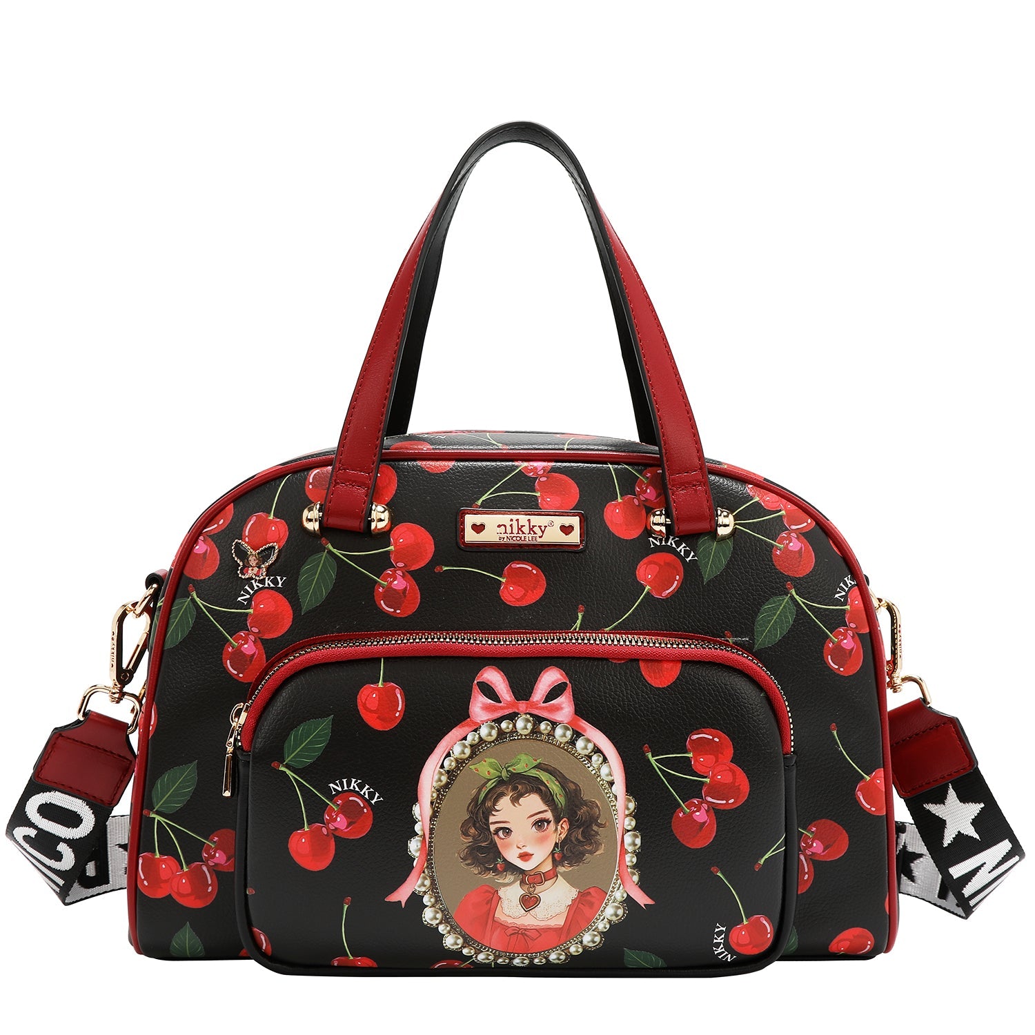 SET NK13160 (CHERRY LIPS-BLACK)