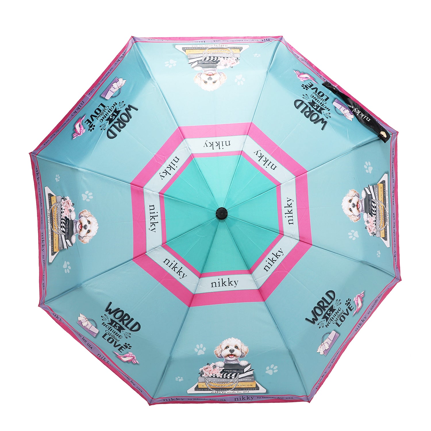 PARAGUAS PORTABLE CON IMPRESIÓN (MEANT TO LOVE YOU)
