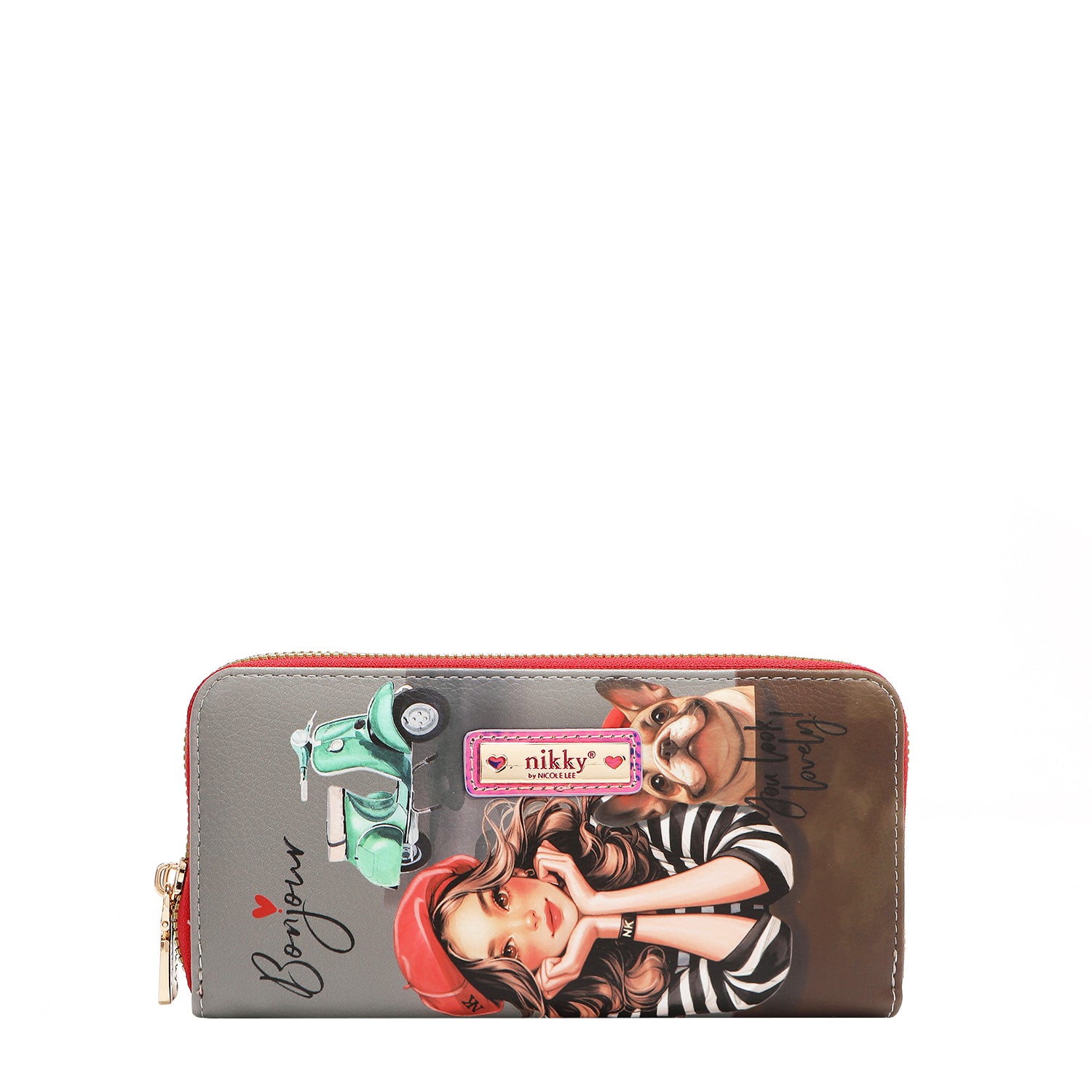 BILLETERA CON DOBLE CREMALLERA V.2 (EIFFEL DREAMS)