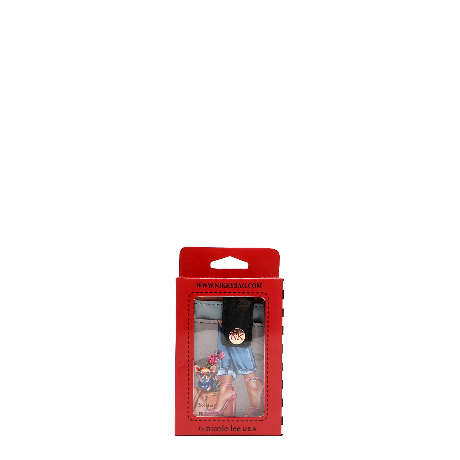 MINI PORTA TARJETAS CON CIERRE (ESSENCE OF YOU)