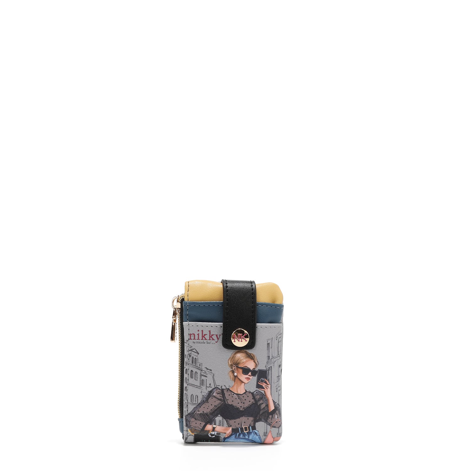 MINI PORTA CARTE CON CHIUSURA (<tc>URBAN COFFEE DREAM</tc>)