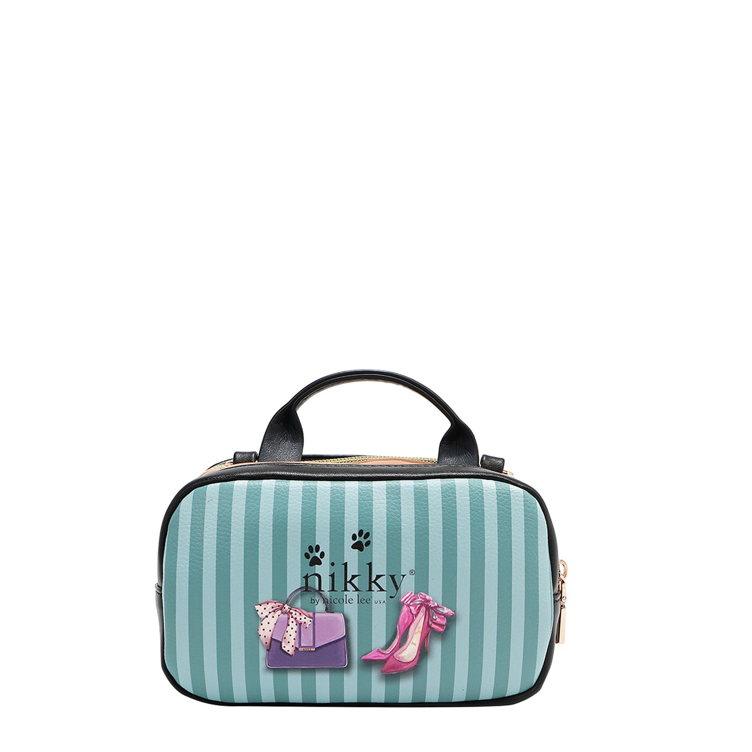 BORSA A TRACOLLA BOSTON MINI CON DOPPIA CERNIERA (MEANT TO LOVE YOU)