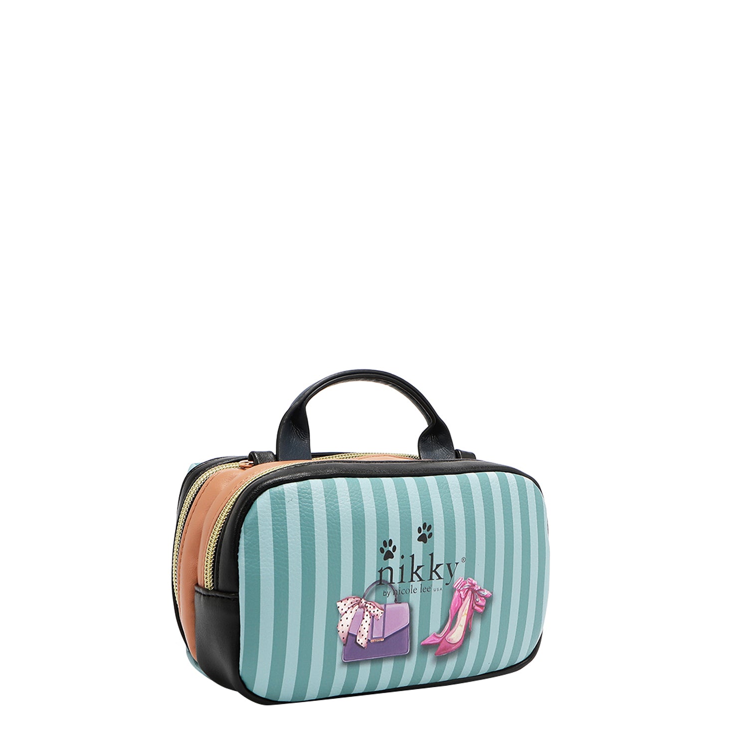 BORSA A TRACOLLA BOSTON MINI CON DOPPIA CERNIERA (MEANT TO LOVE YOU)