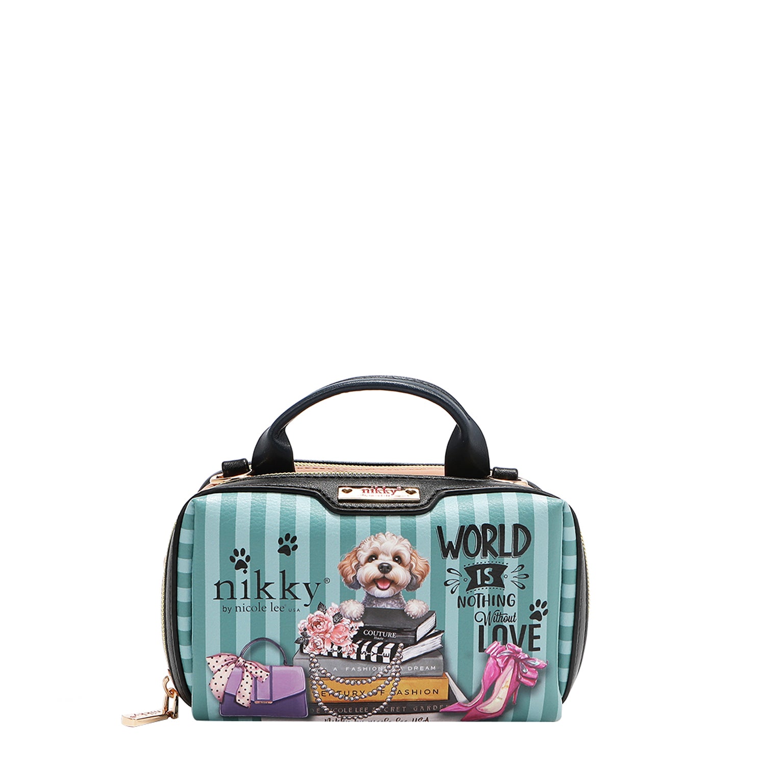 MINI BOLSO CRUZADO BOSTON CON DOBLE CREMALLERA (MEANT TO LOVE YOU)