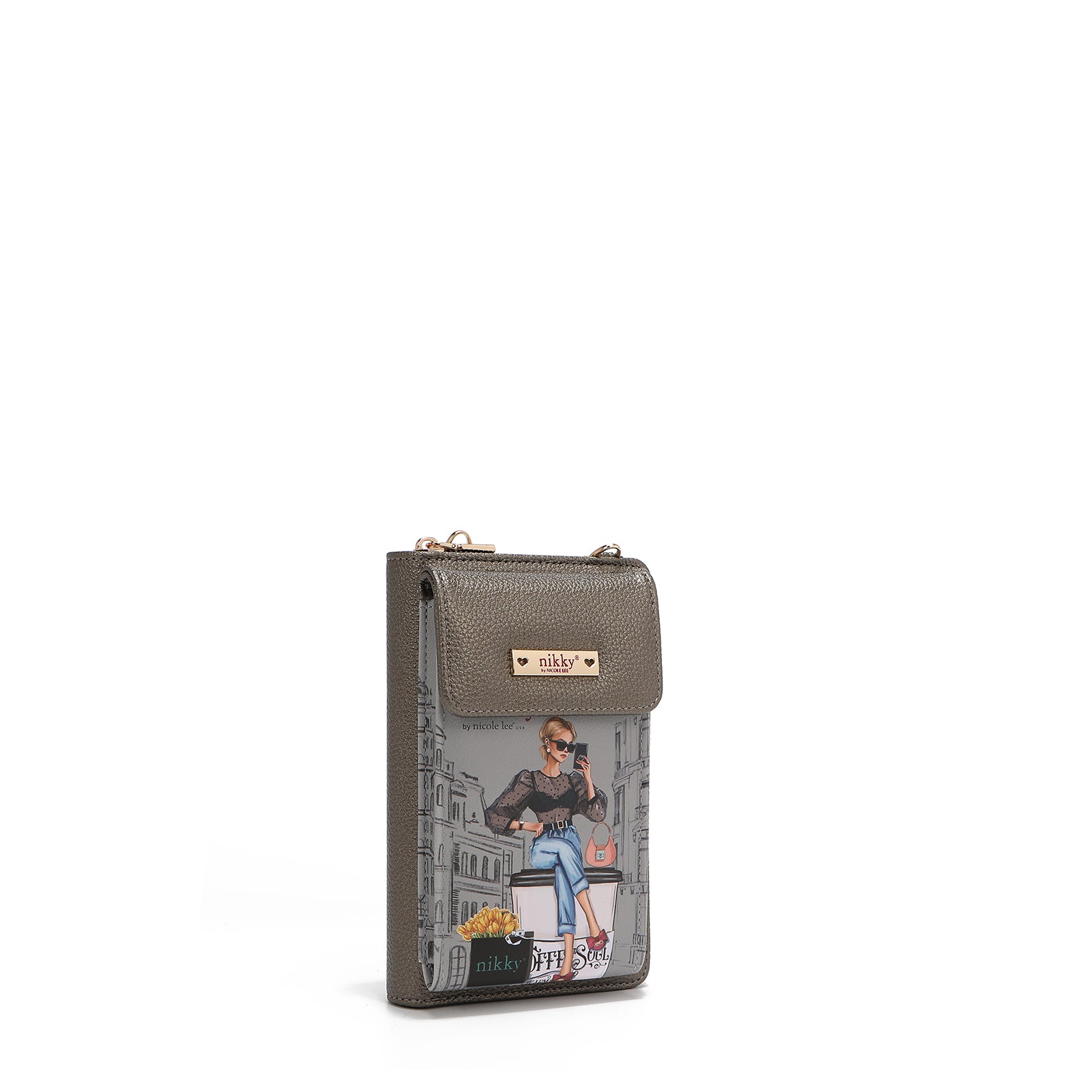 PHONE SHOULDER BAG/WALLET (<tc>URBAN COFFEE DREAM</tc>)