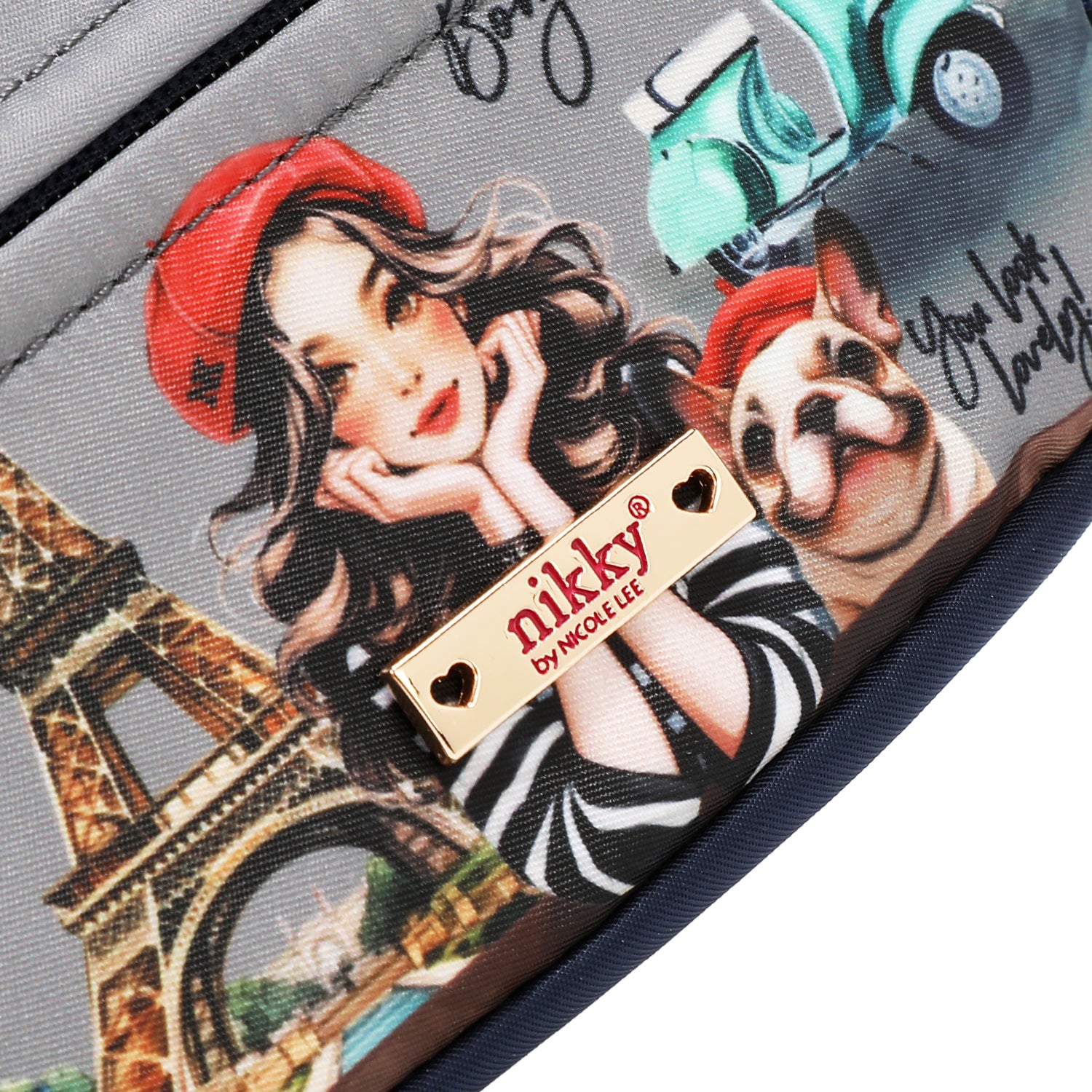 BORSA DA TOELETTATURA IN NYLON (<tc>EIFFEL DREAMS</tc>)