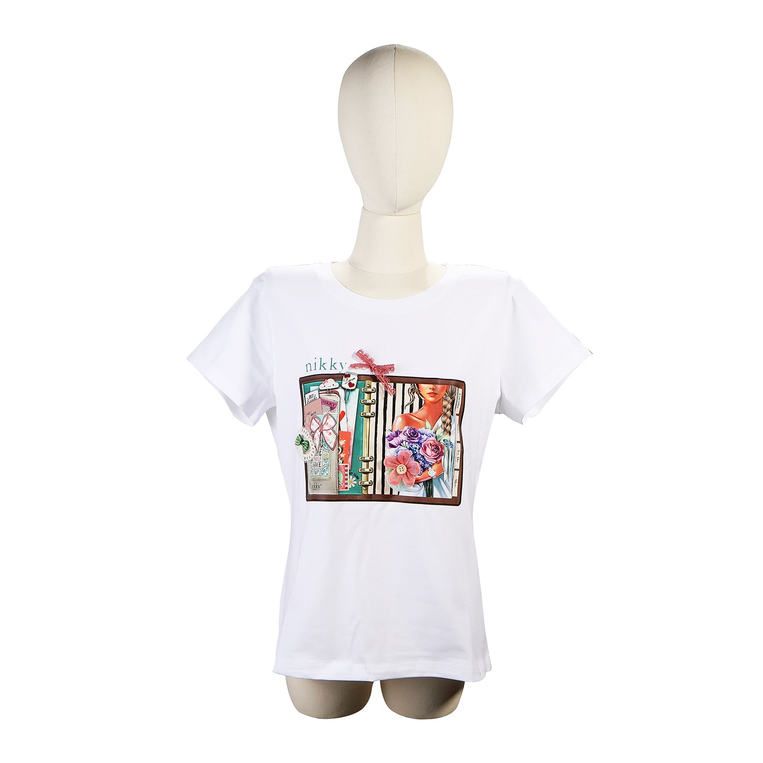 MODE-T-SHIRT (<tc>NOSTALGIA</tc> WEISS)