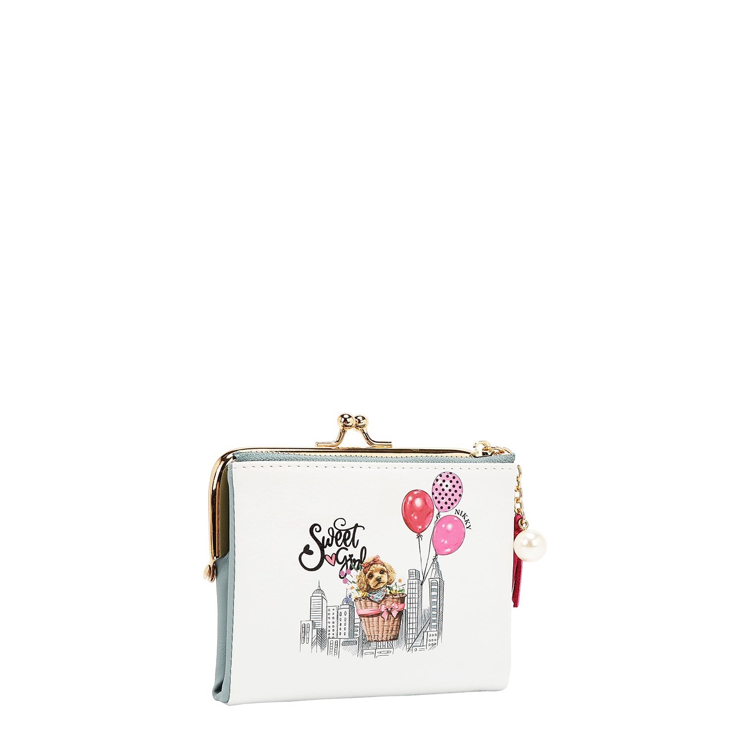 MONEDERO CON BLOQUEO DE BESO (SWEET GIRL)