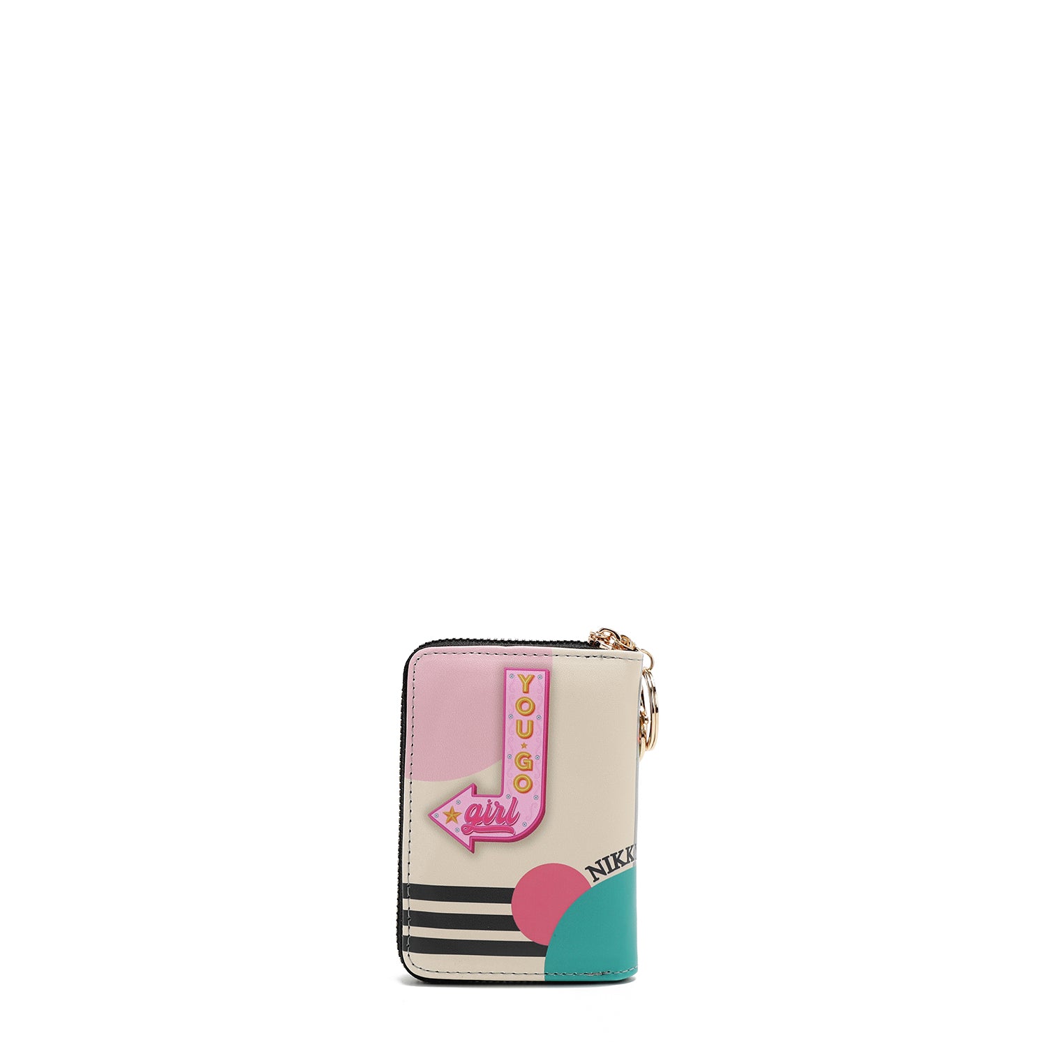 PORTA CARTE CON CERNIERA A FISARMONICA (<tc>NIKKY GOES SHOPPING</tc>)