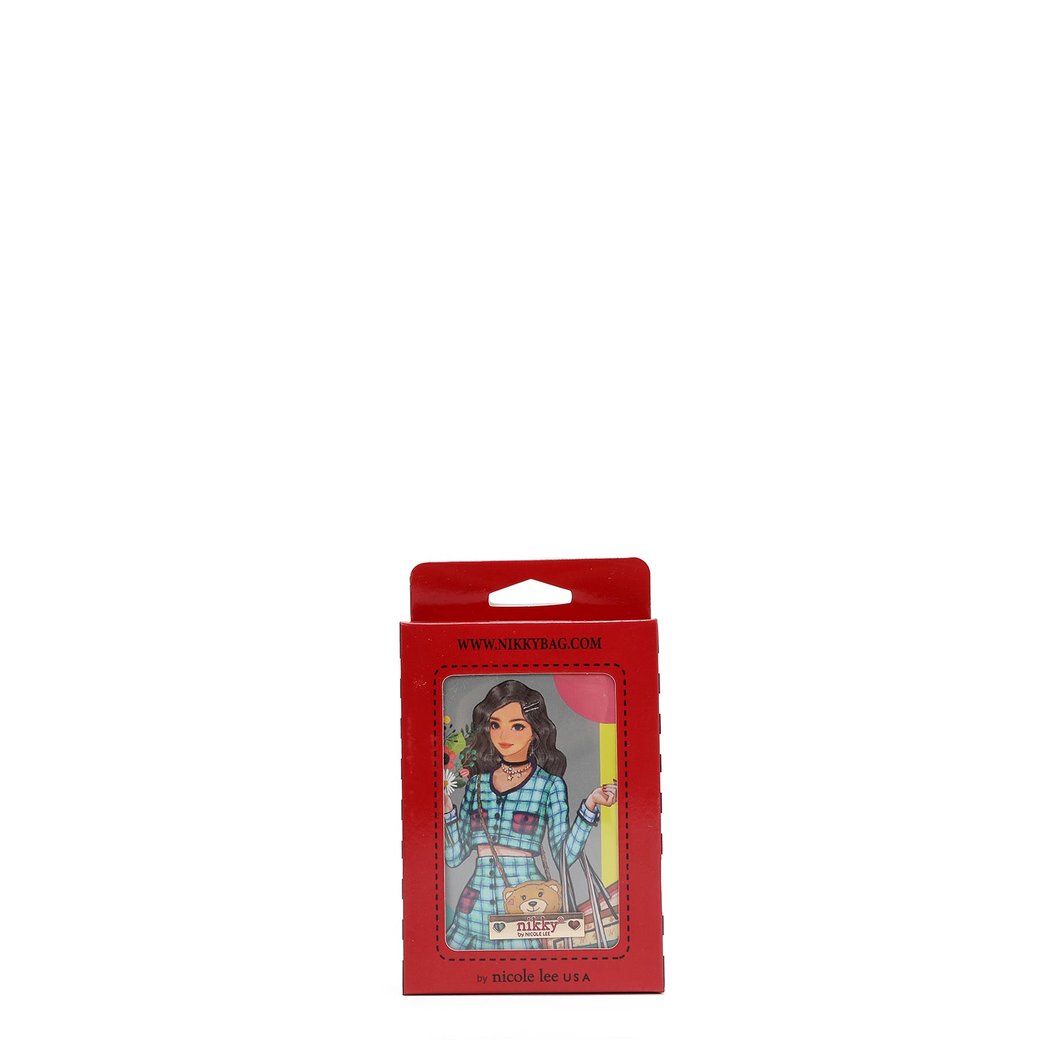 PORTA CARTE CON CERNIERA A FISARMONICA (<tc>NIKKY GOES SHOPPING</tc>)