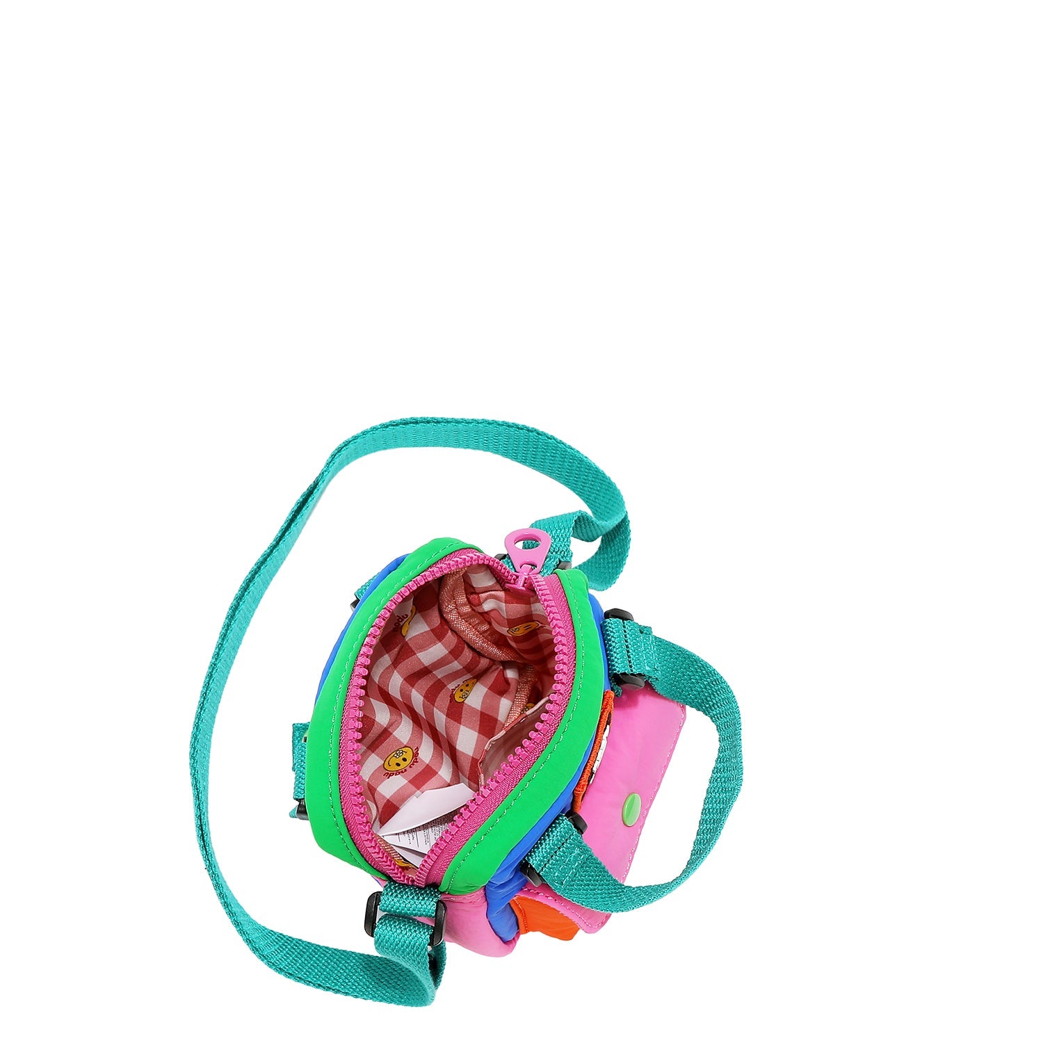 BORSA A TRACOLLA IN NYLON MULTICOLORE