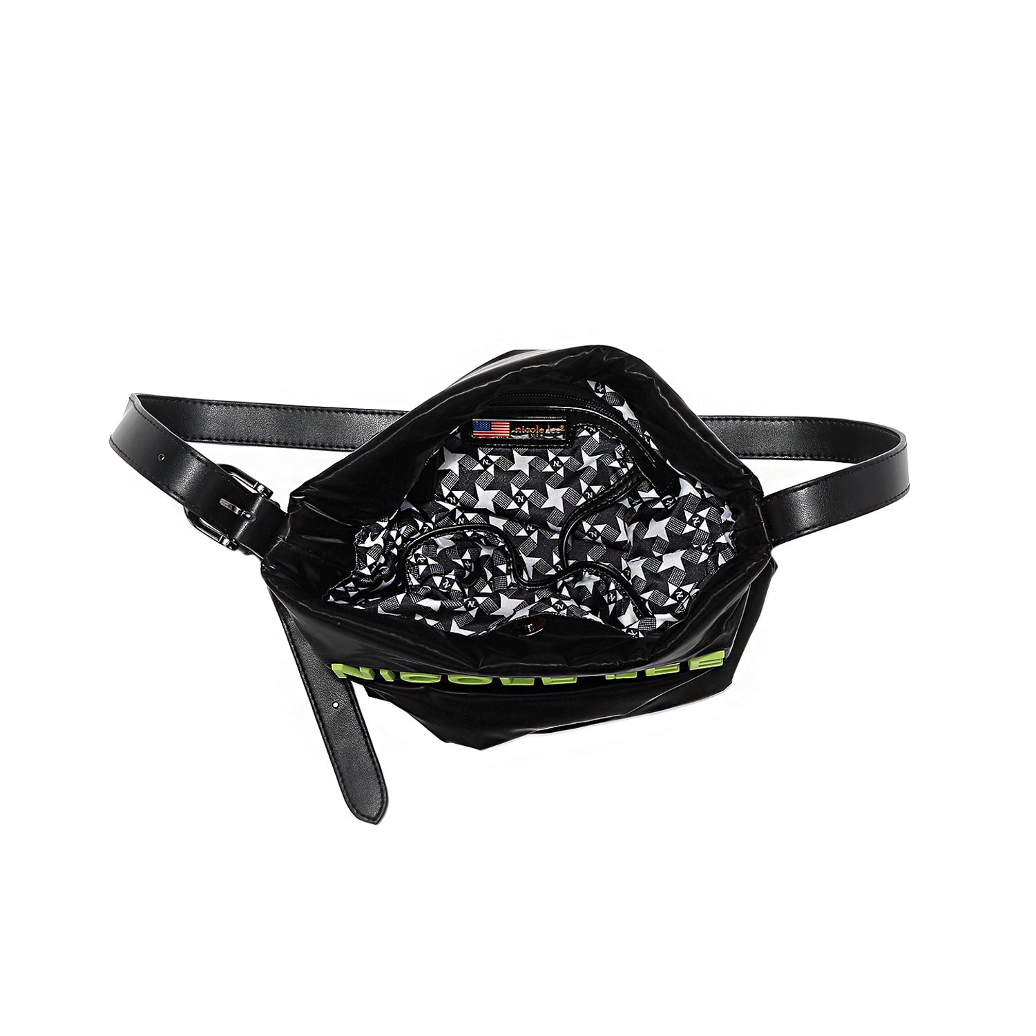 BOLSO DE CUBO CRUZADO ACOLCHADO (NEGRO)