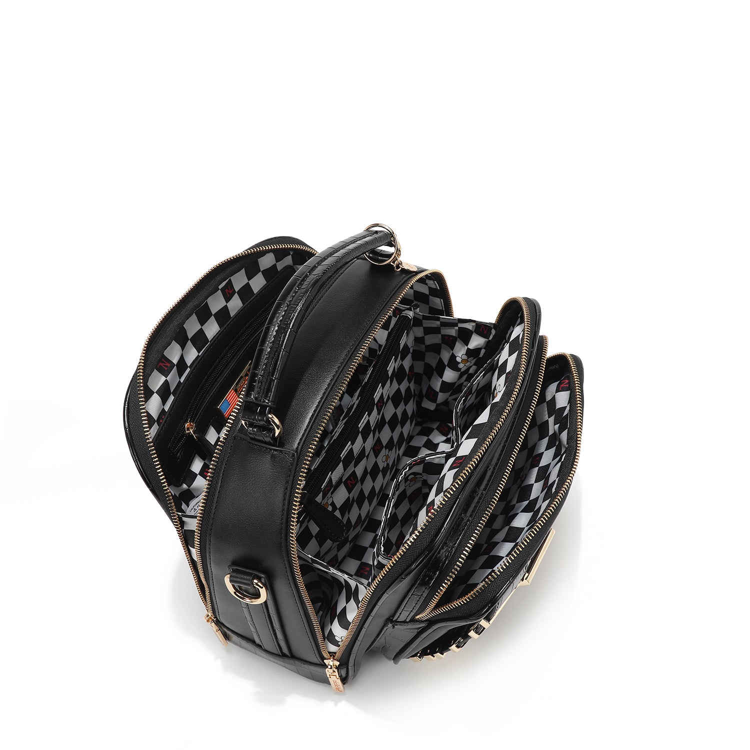 Calista handbag with upper handle (black)