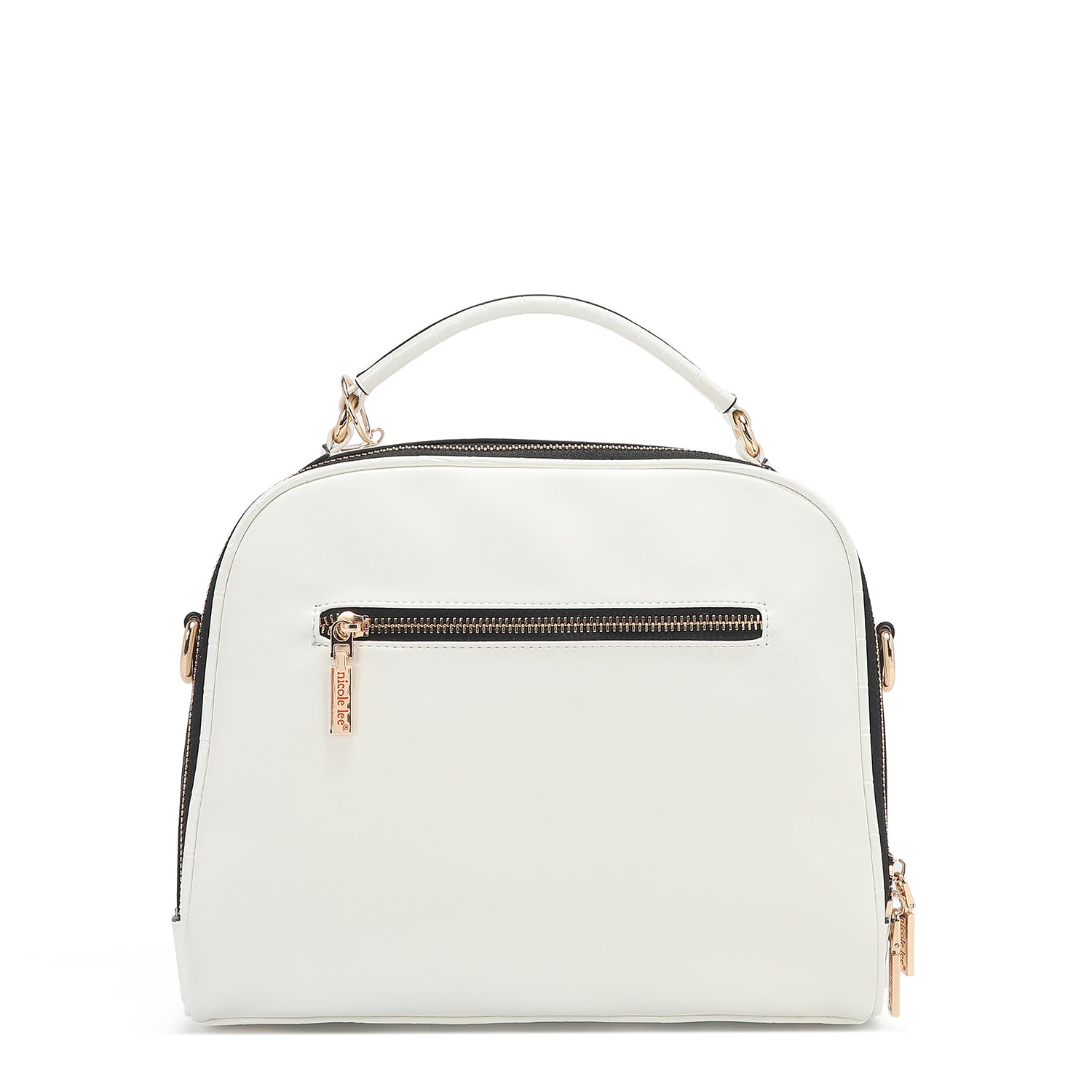Calista handbag with upper handle (white)