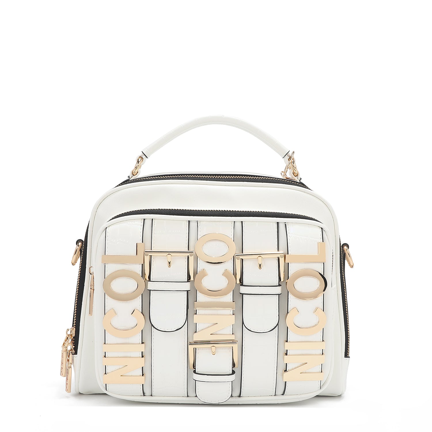 Calista handbag with upper handle (white)