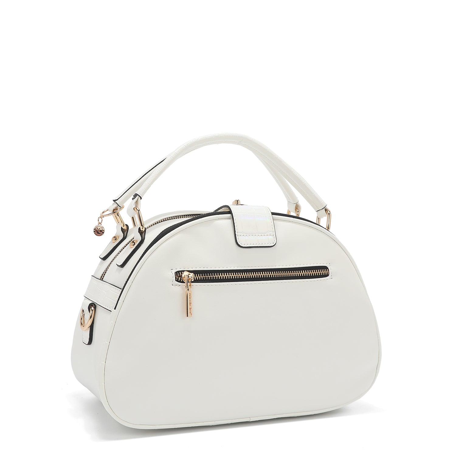 Calista Satchel Domo (White)