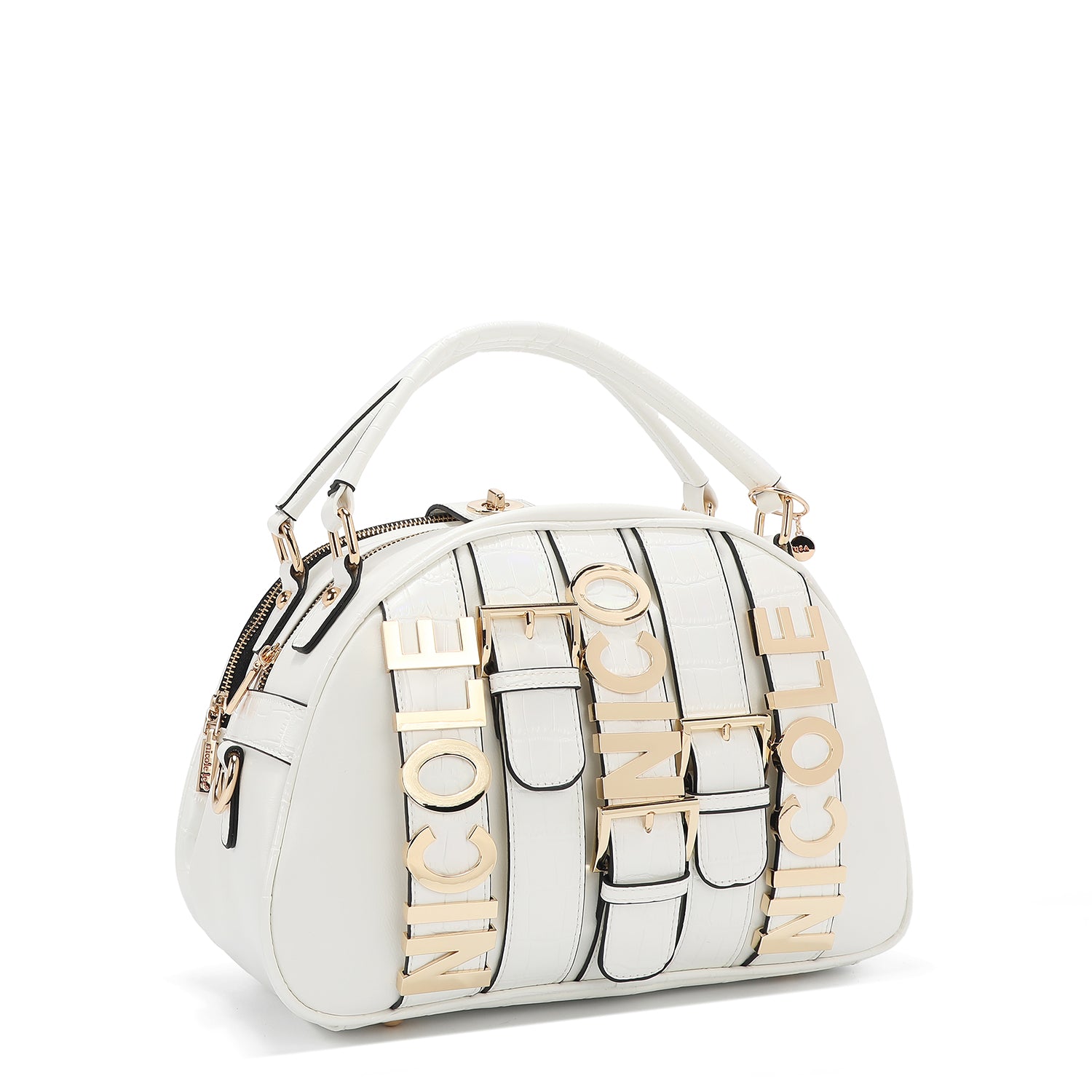 Calista Satchel Domo (White)