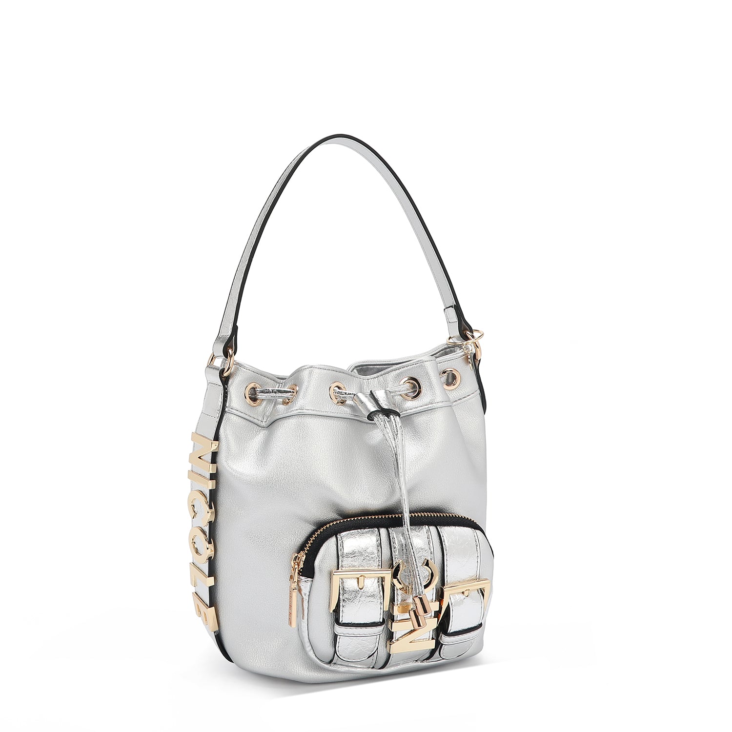Calista shovel bag (silver)