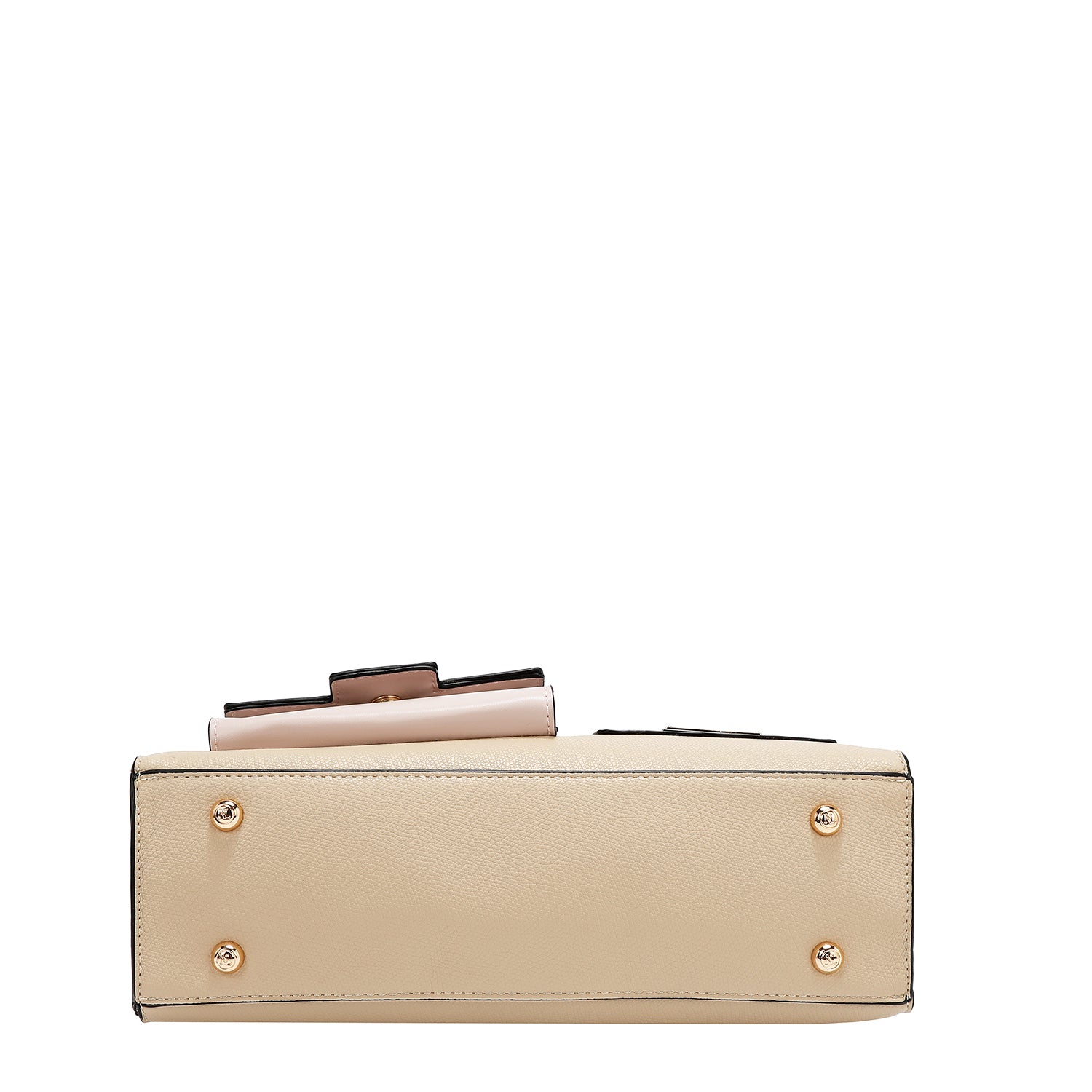 Pocket bag with color blocks (Taupe)