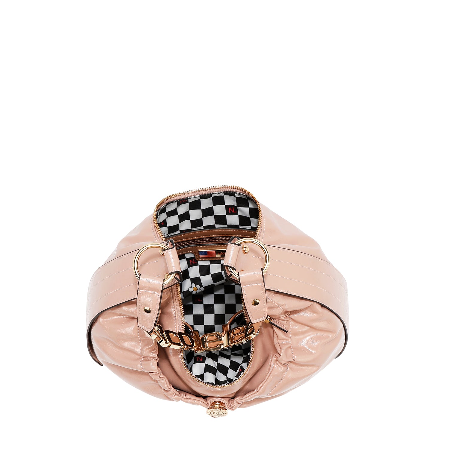 BOLSO HOBO LUXE CON BRILLO (OLIVA)