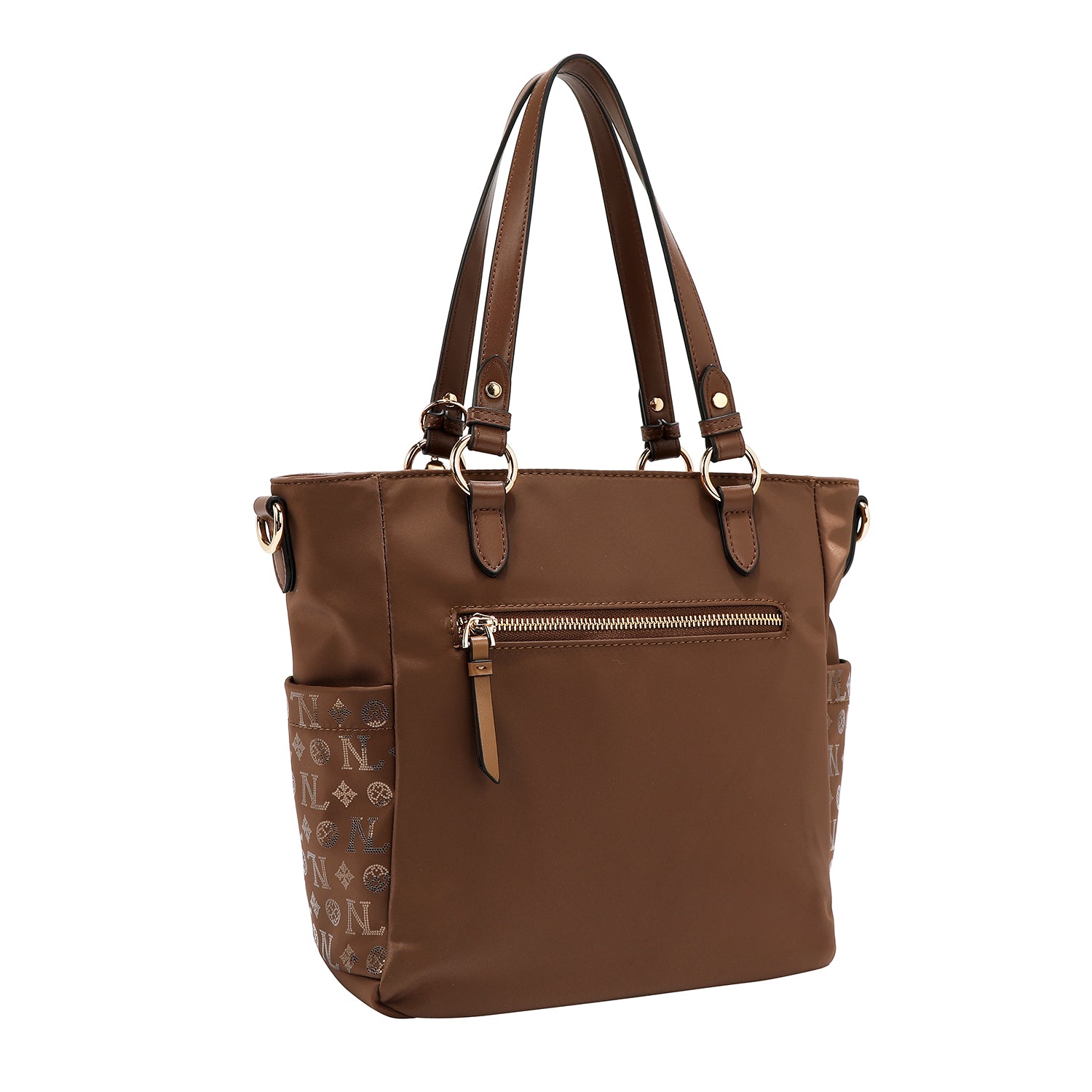 MONOGRAM HANDBAG (BROWN)