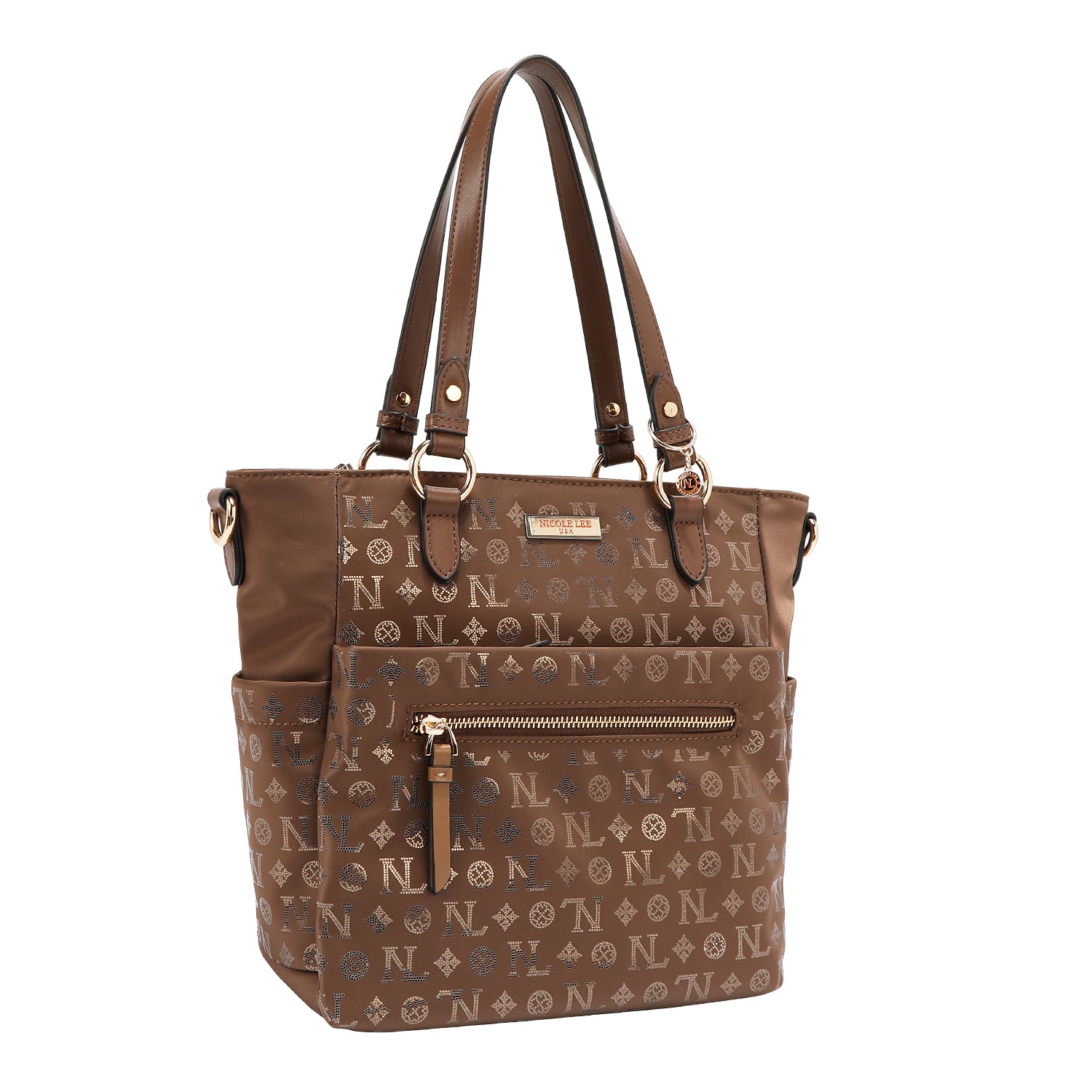 MONOGRAM HANDBAG (BROWN)