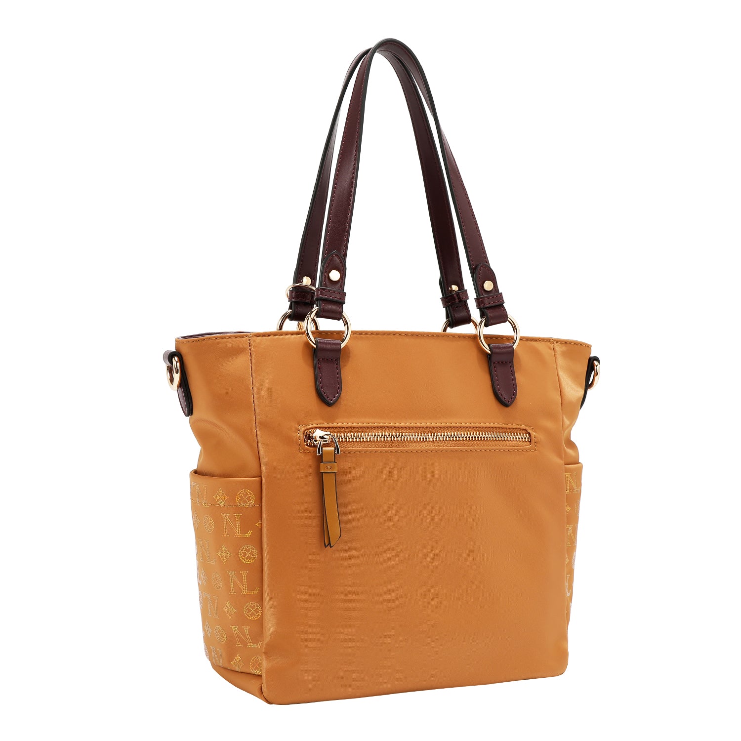 MONOGRAM HANDBAG (CAMEL)